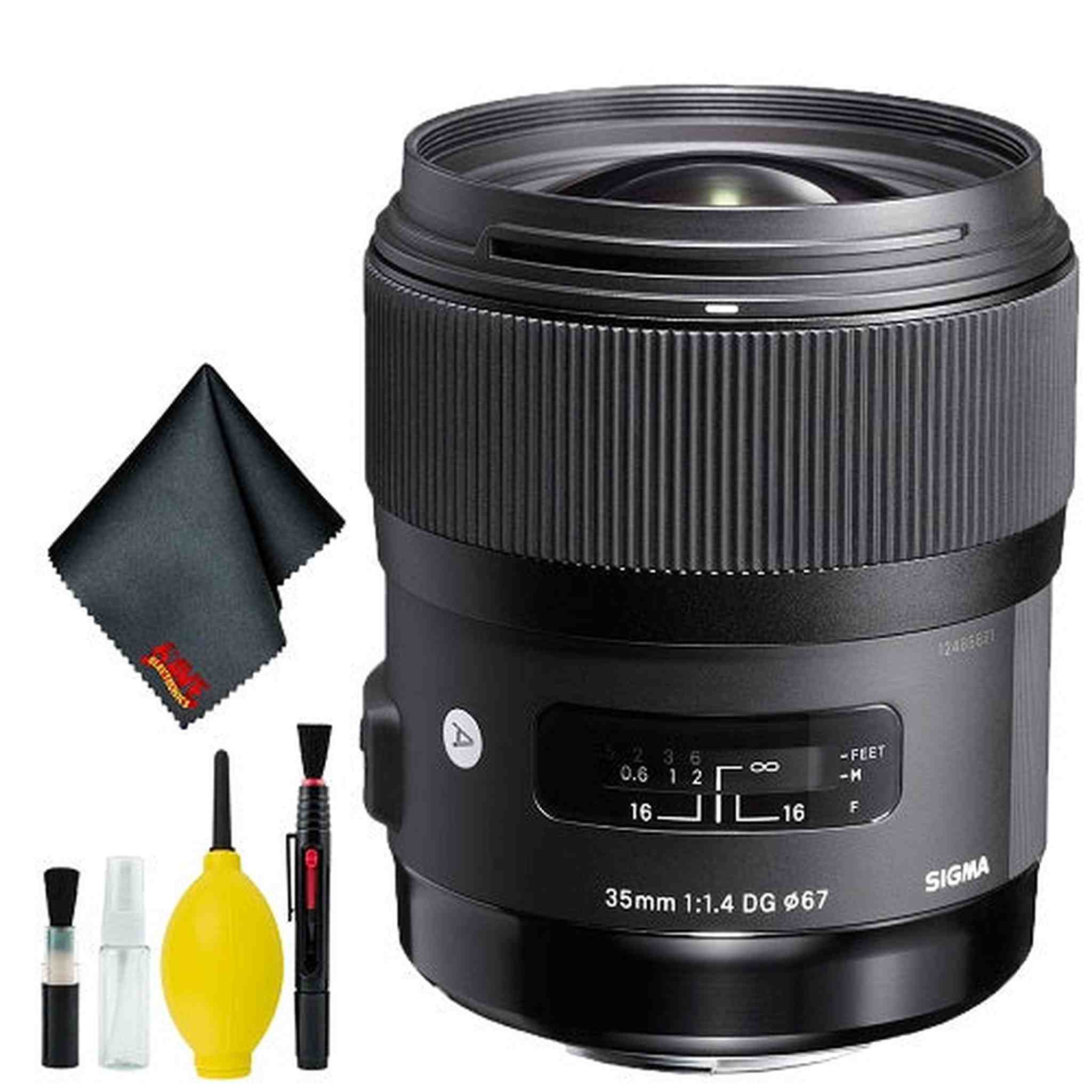 Sigma 35mm f/1.4 DG HSM Art Lens for Nikon F Intl Standard Bundle Sigma