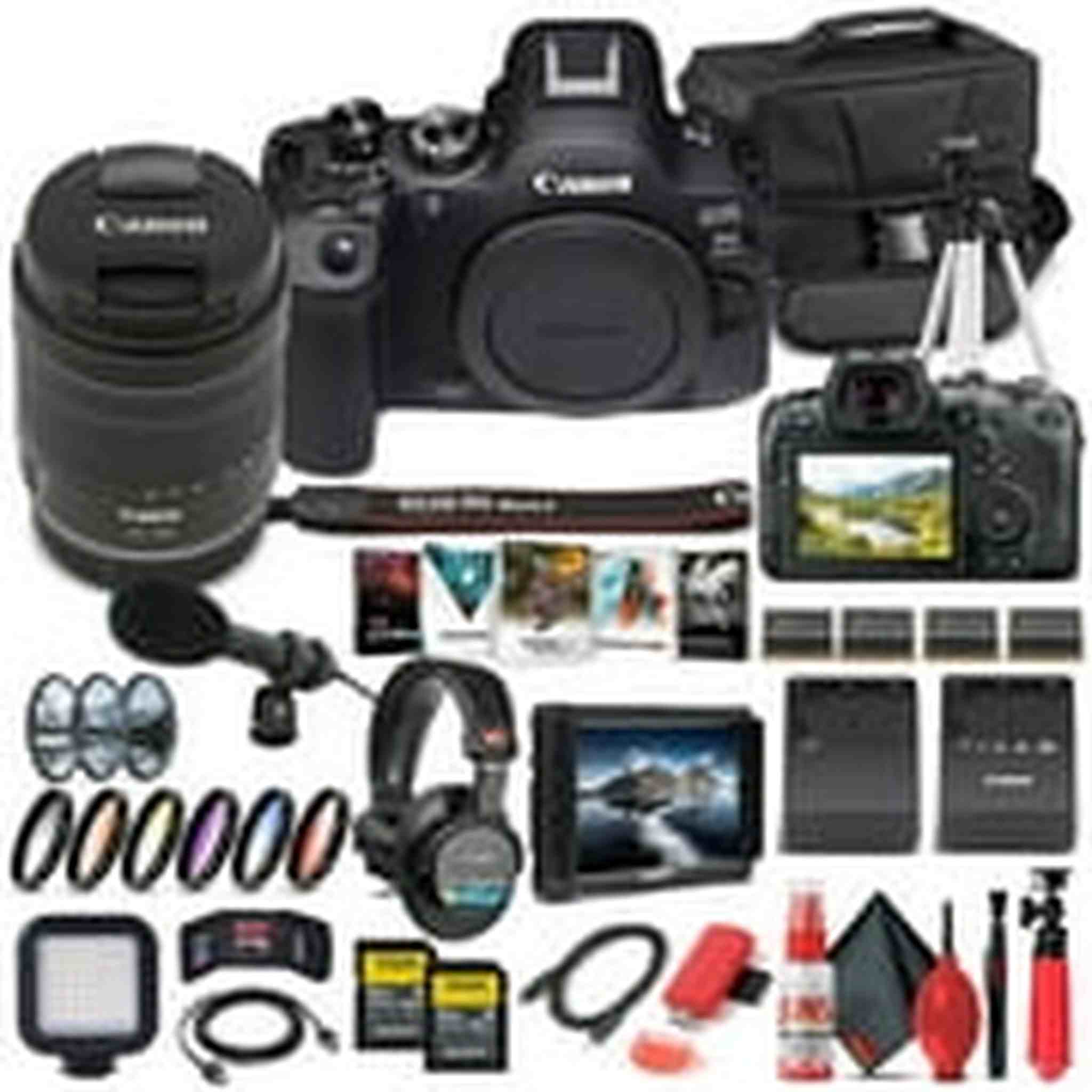 Canon EOS R6 Mark II Mirrorless Camera with 24-105mm f/4-7.1 Lens 5666C018 - Pro Bundle Canon