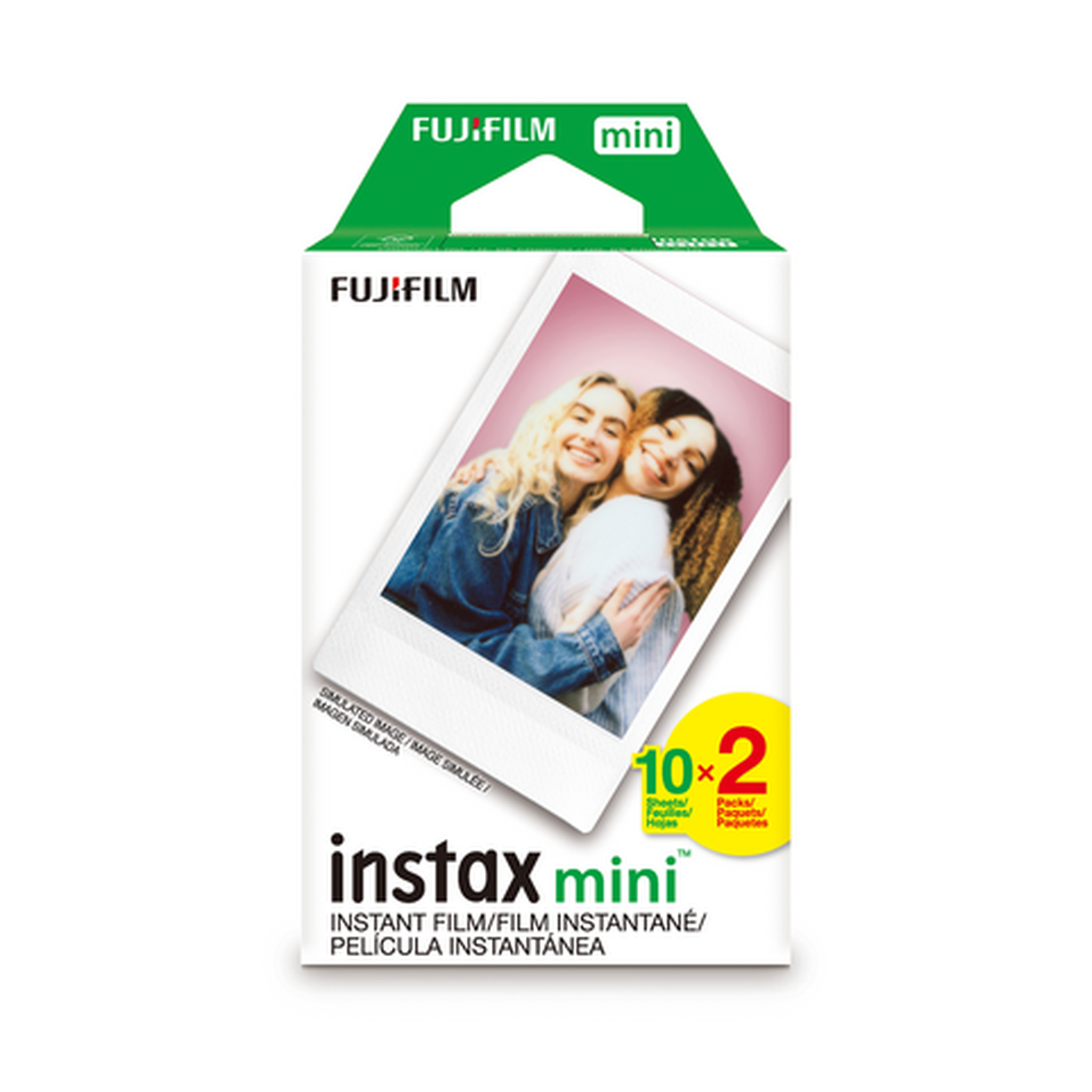 Fujifilm Instax Mini Instant Film, 2 x 10 Shots X 2Pack Total 40 Shots Value Fujifilm