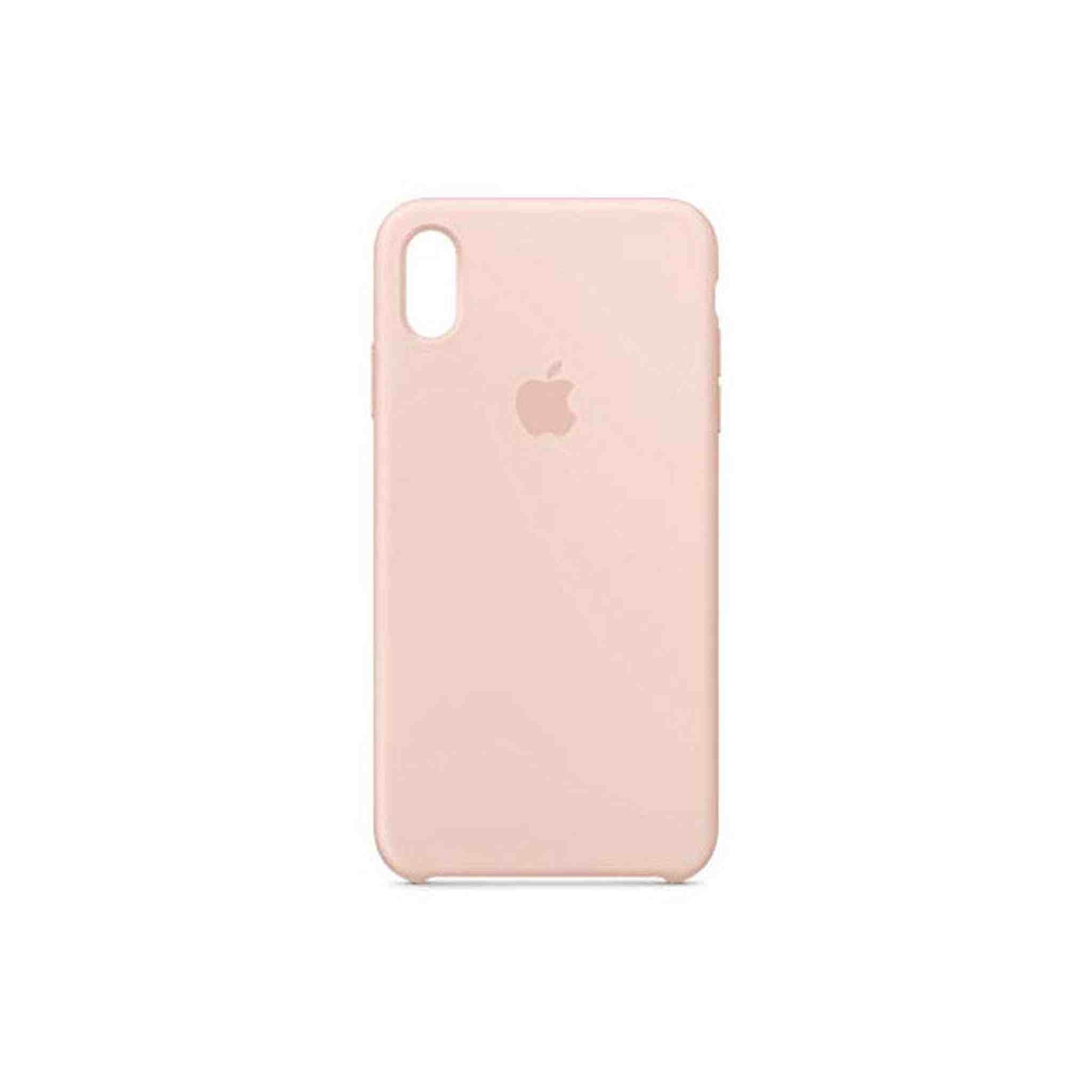 Apple Silicone Case (for iPhone Xs Max) - Pink Sand