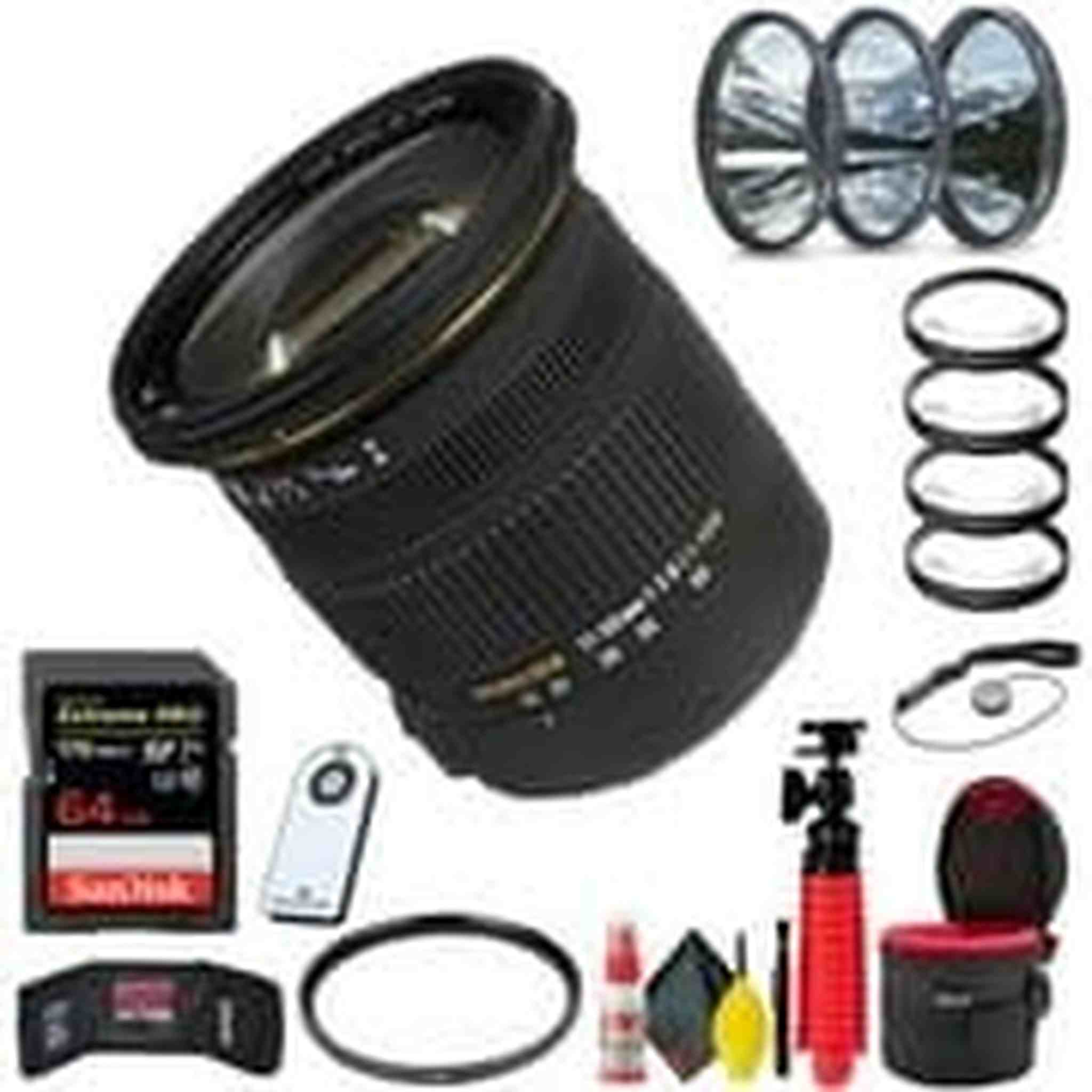 Sigma 17-50mm f/2.8 EX DC OS HSM Lens for Nikon F + Accessories Sigma