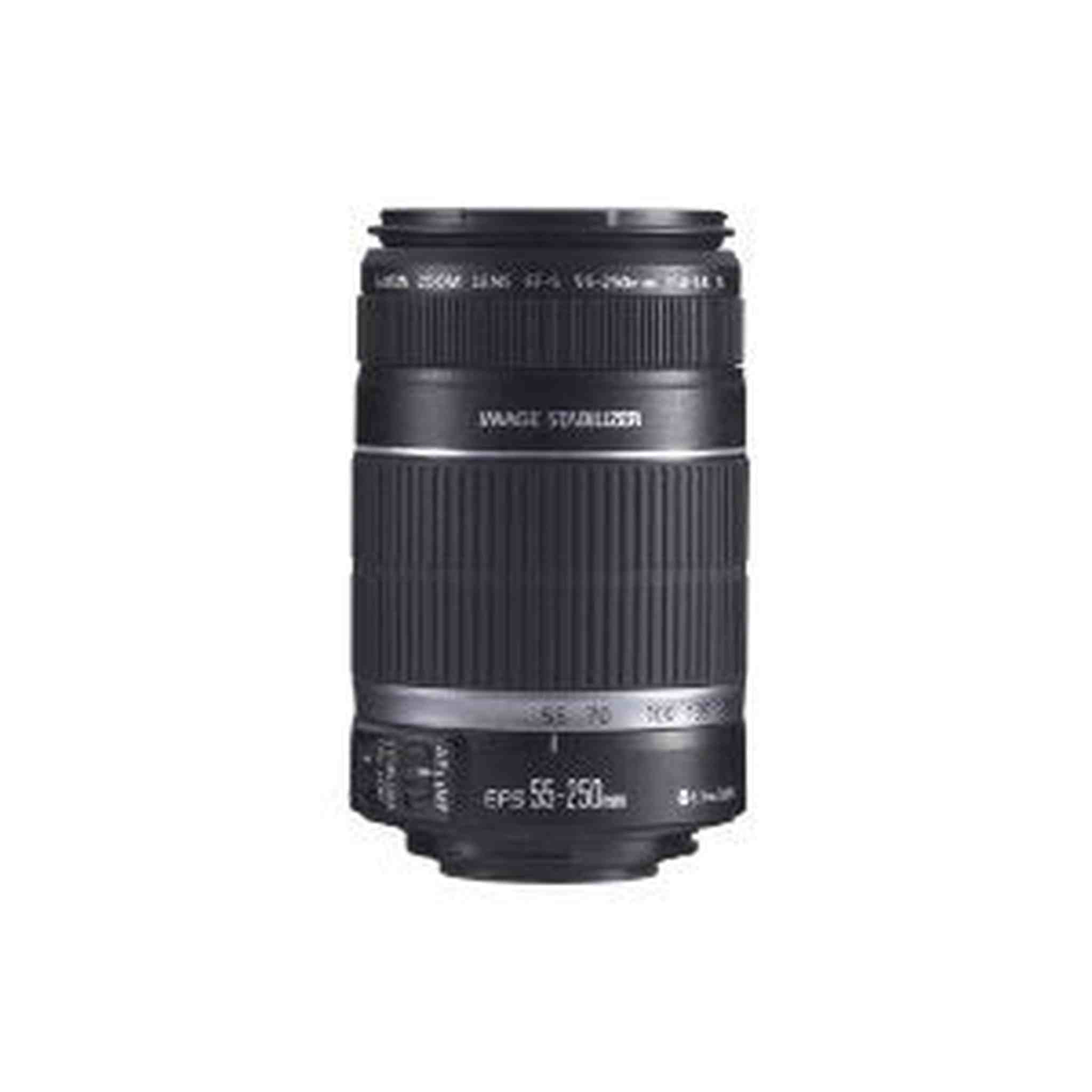 Canon EF-S 55-250mm f/4.0-5.6 IS Telephoto Zoom Lens for Canon Digital SLR Cameras with Lens Cleaning Kit Cardinal