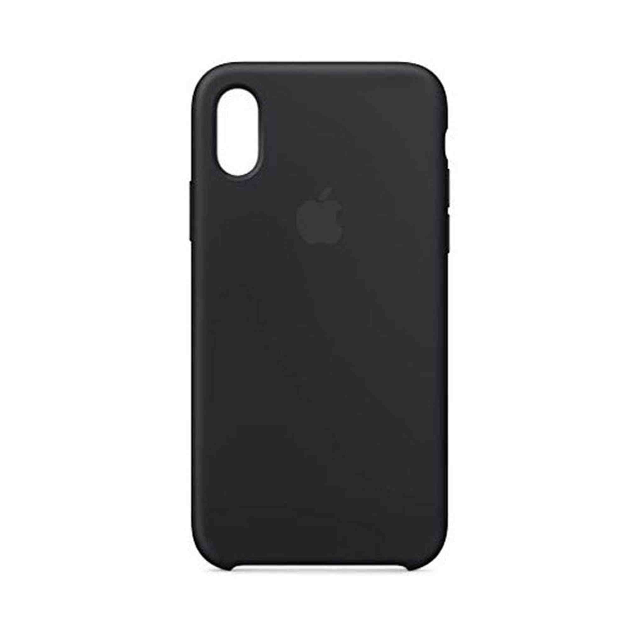 Apple Silicone Case for iPhone Xs - Black Apple