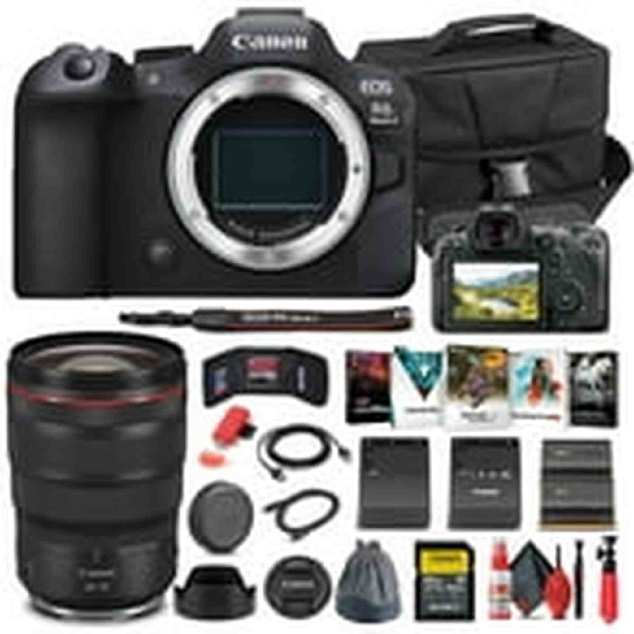 Canon EOS R6 Mark II Mirrorless Camera W/ Canon RF 24-70mm Lens - Basic Bundle Canon