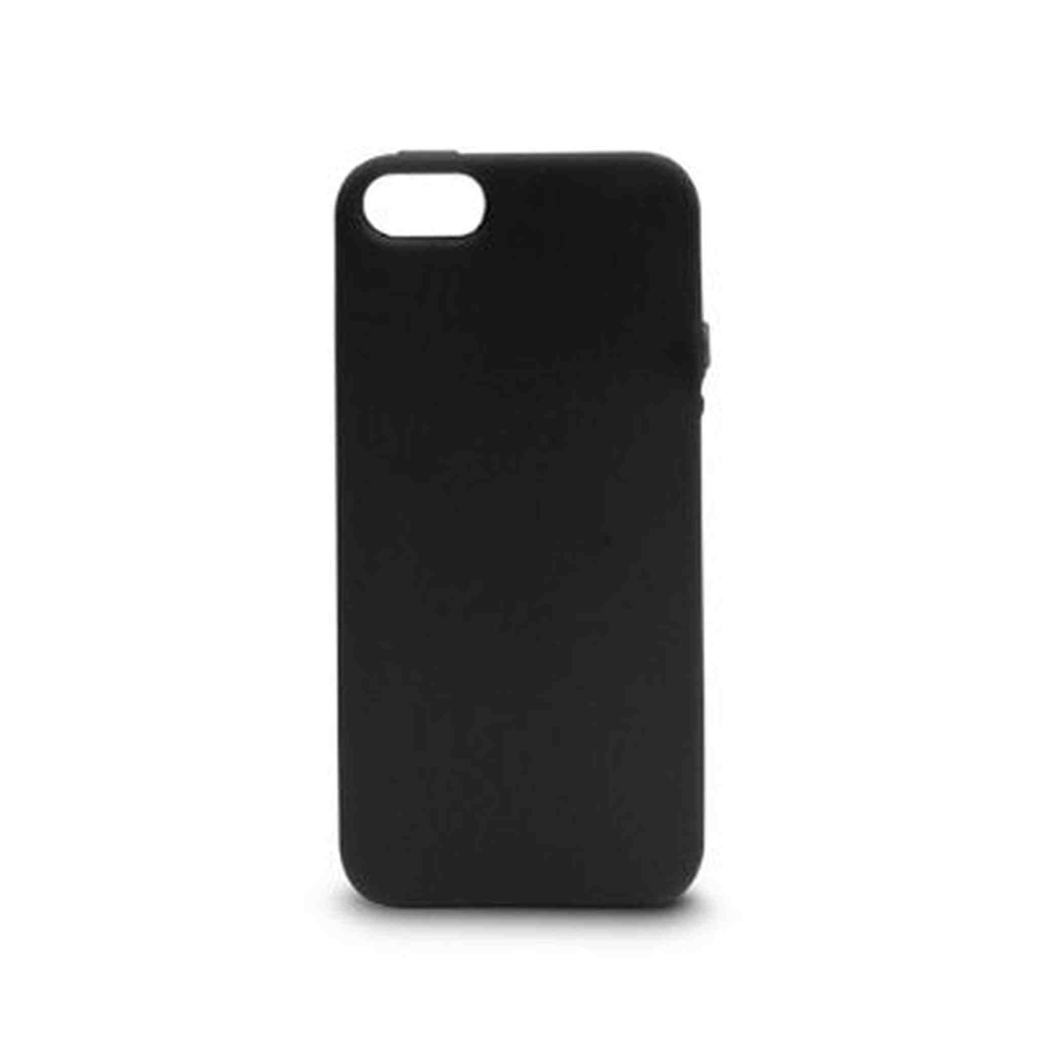 The Joy Factory Jugar Soft Silicone Case with Metal Frame for iPhone5/5S, CSD104 Matte Black The Joy Factory