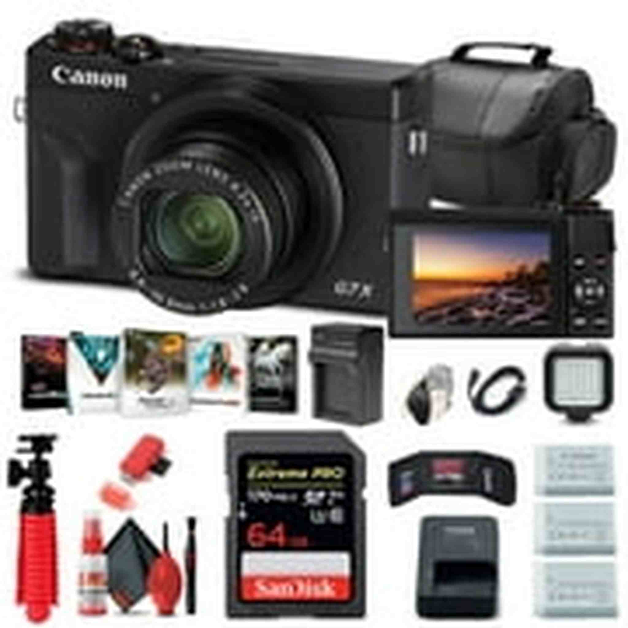 Canon PowerShot G7 X Mark III Digital Camera 3637C001 + 64GB Card Pro Bundle Canon