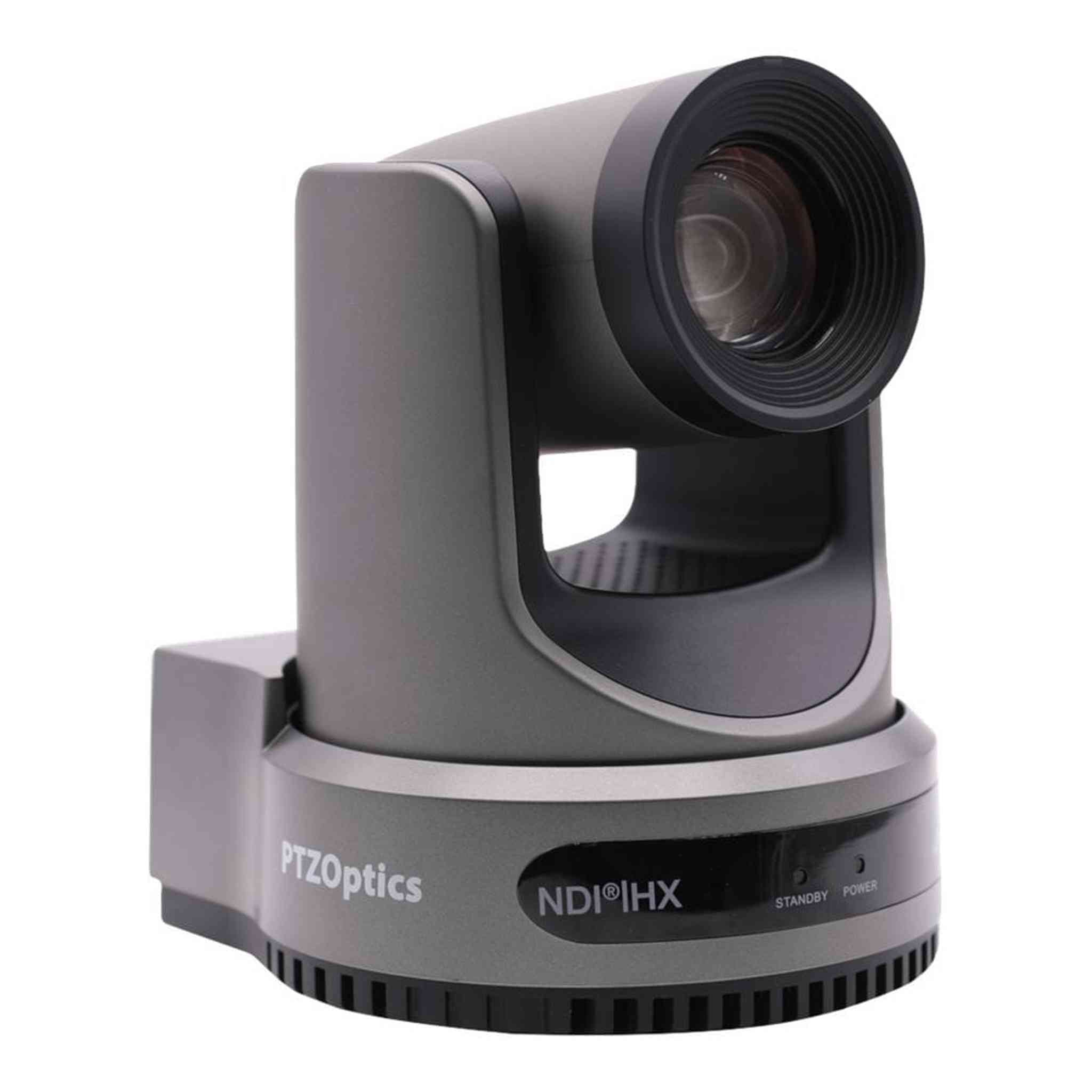 PTZOptics Move 4K 12X Optical Zoom Camera - Grey Grey PTZOptics