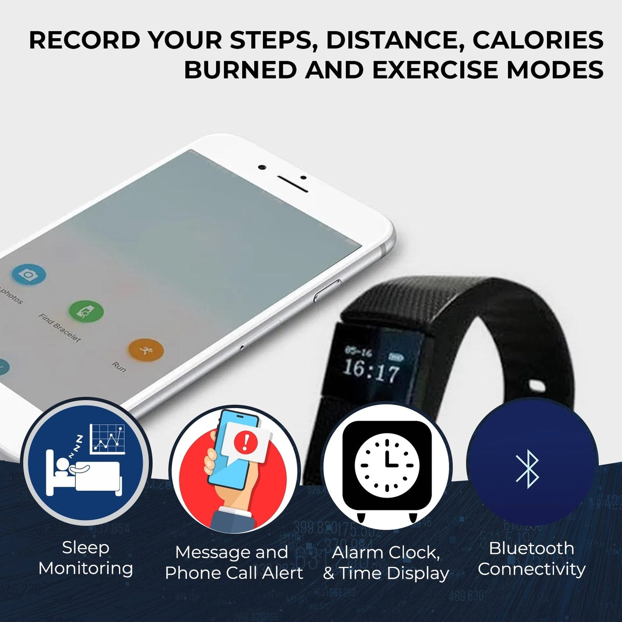 CTTEK Sports Fitness Activity Tracker Black CTTEK