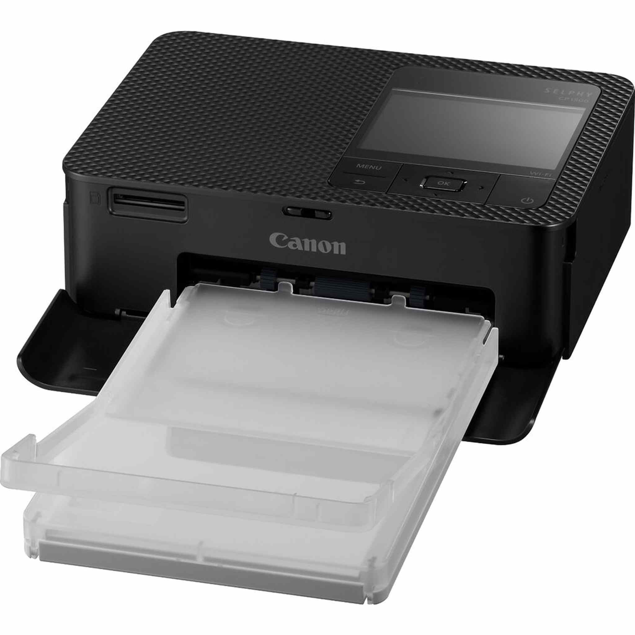 Canon SELPHY CP1500 Photo Printer Black + Canon RP-108 Color Ink and Paper Set + More Bundle Canon