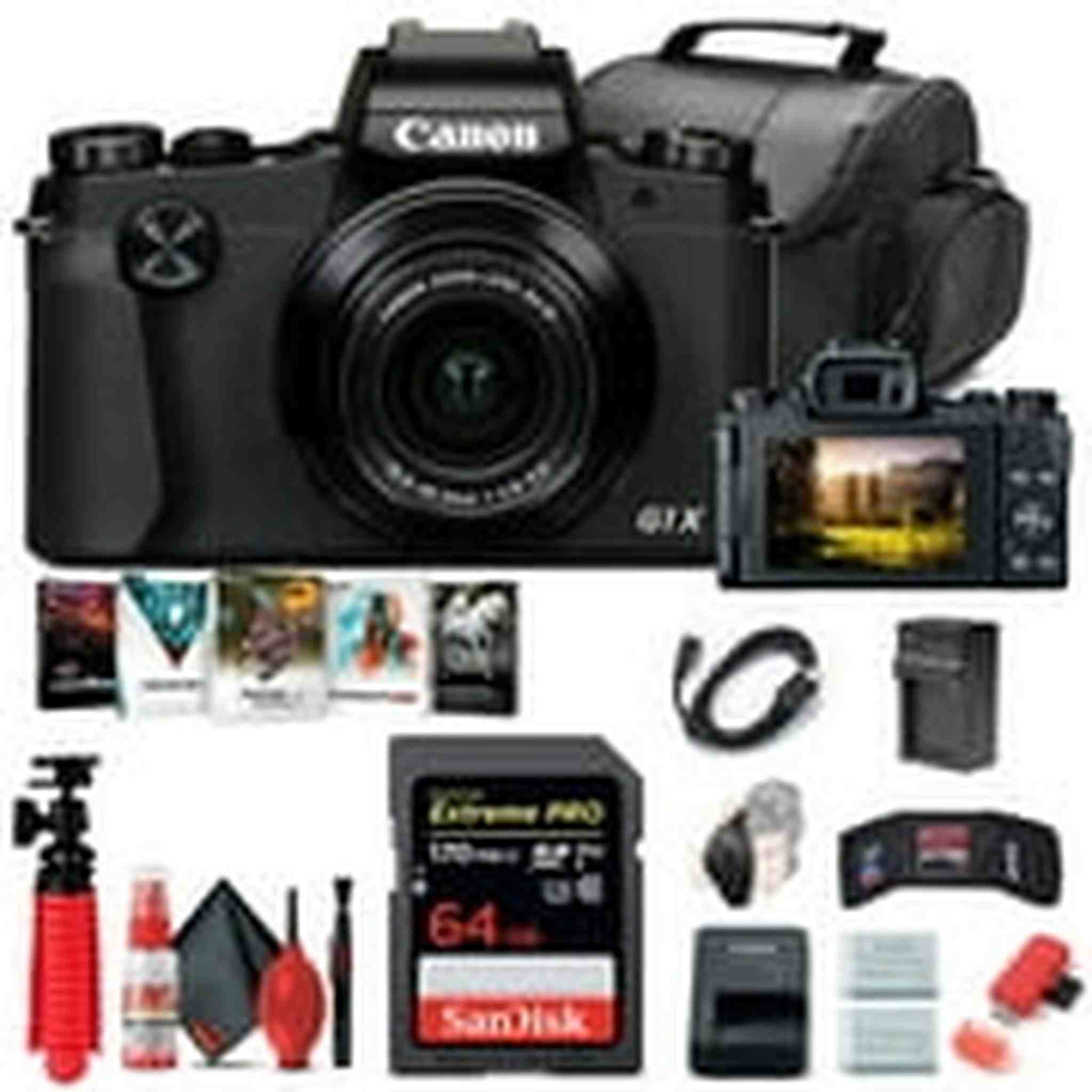 Canon PowerShot G1 X Mark III Digital Camera 2208C001 + 64GB Card Starter Bundle Canon