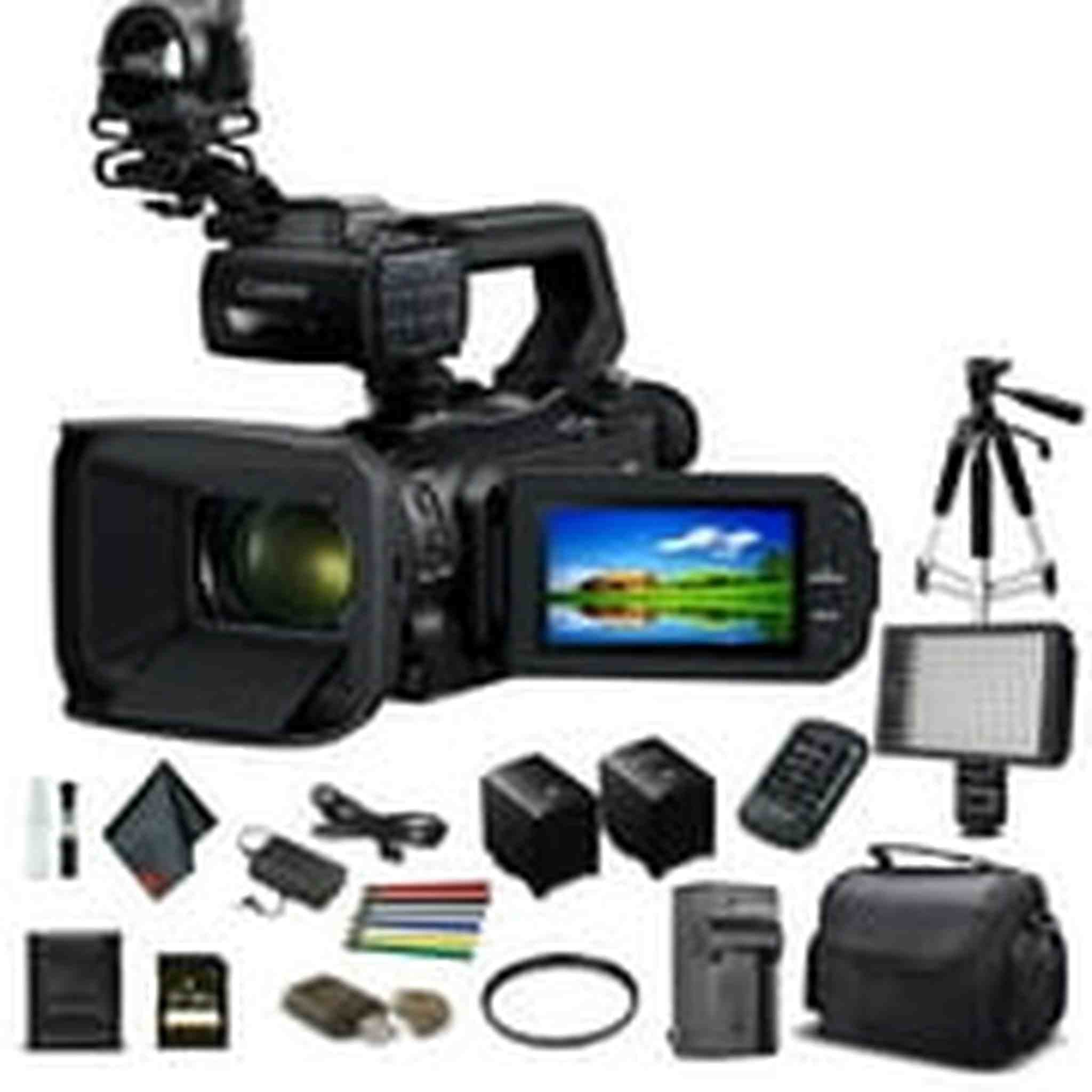 Canon XA50 Professional UHD 4K Camcorder W/ Extra Battery - Starter Bundle Canon