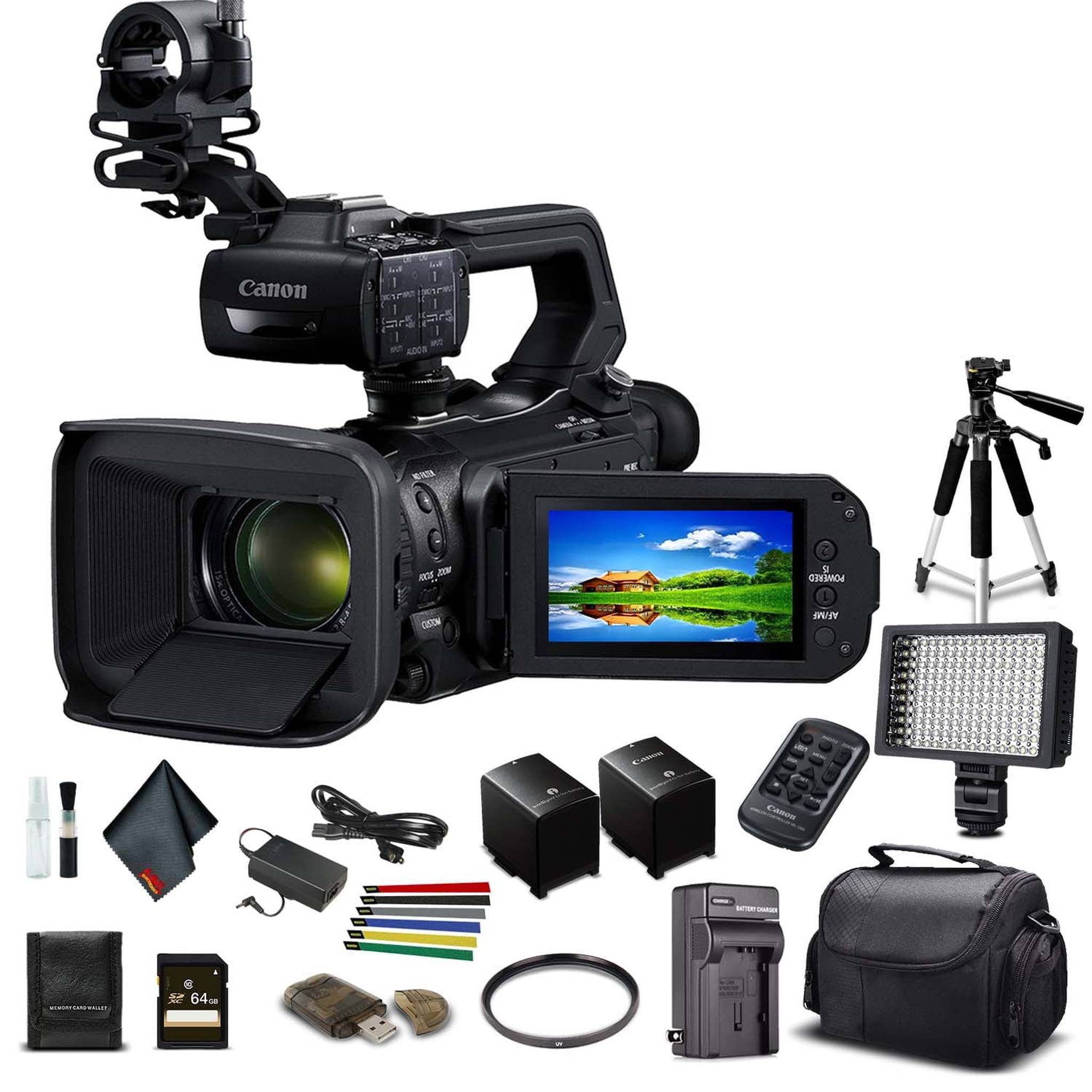 Canon XA50 Professional UHD 4K Camcorder W/ Extra Battery - Starter Bundle Canon