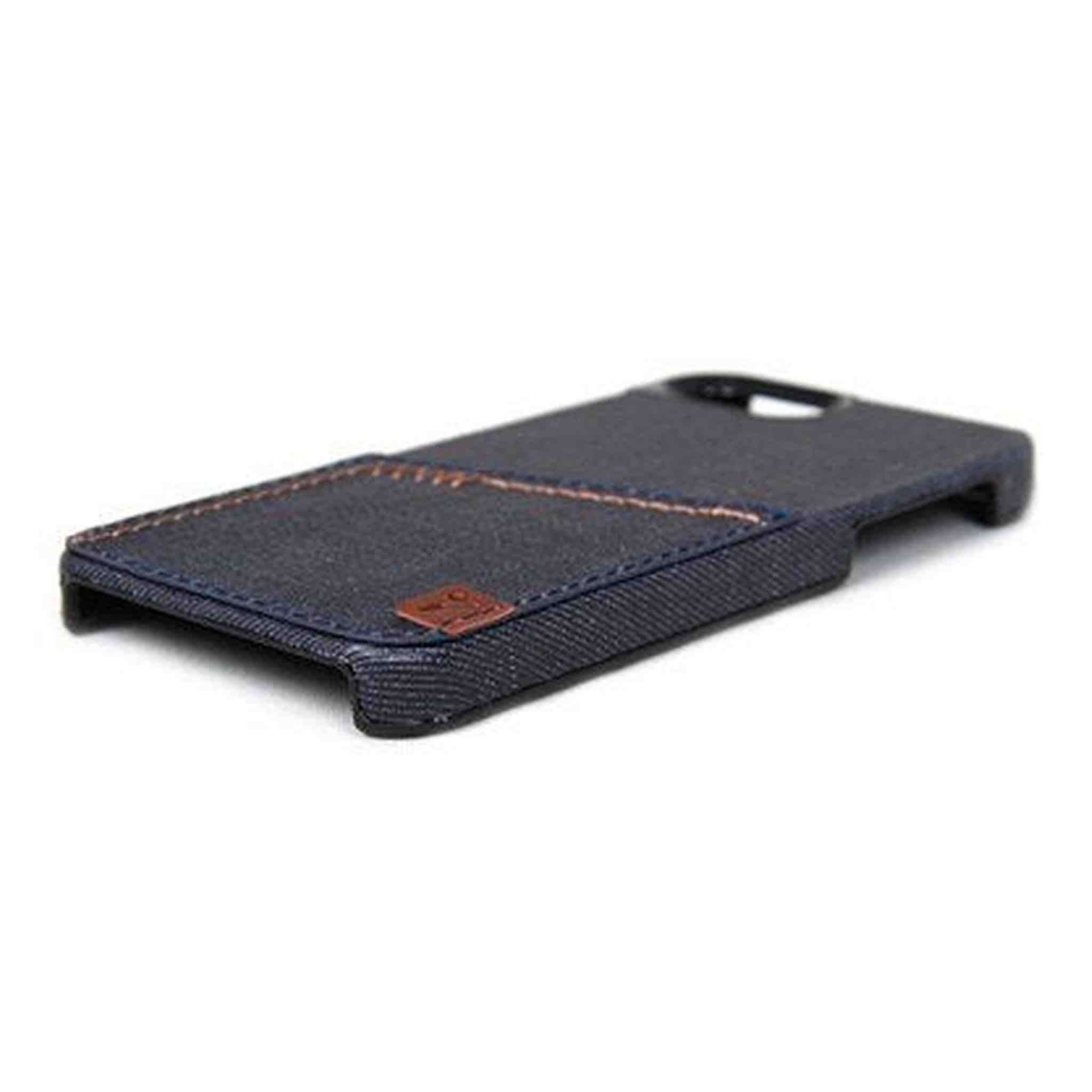 The Joy Factory Denim Premium Denim Hardshell Case with Pocket for iPhone5/5S, CSD110 Indigo The Joy Factory