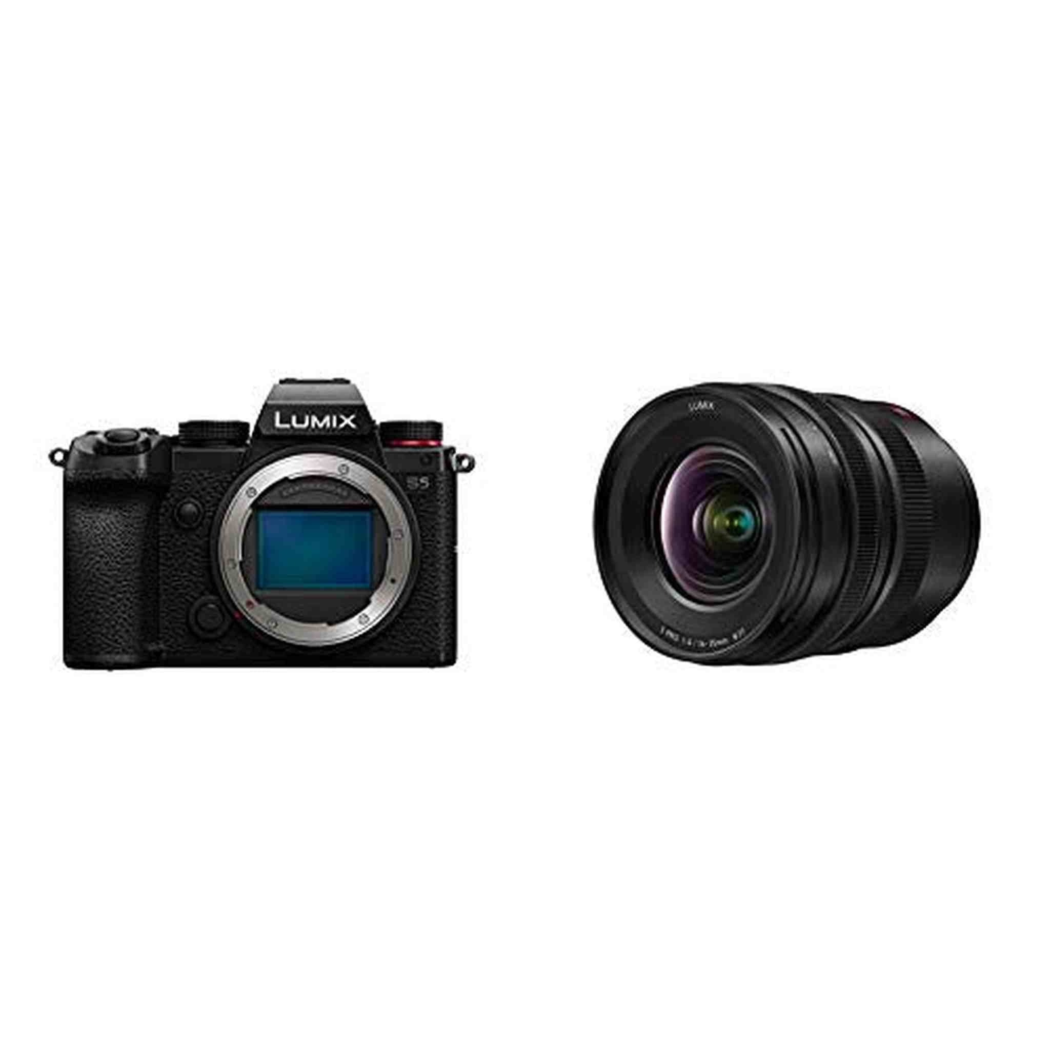 Panasonic LUMIX S5 Full Frame Mirrorless Camera and LUMIX S Pro 16-35mm F4 Wide Zoom Lens Panasonic