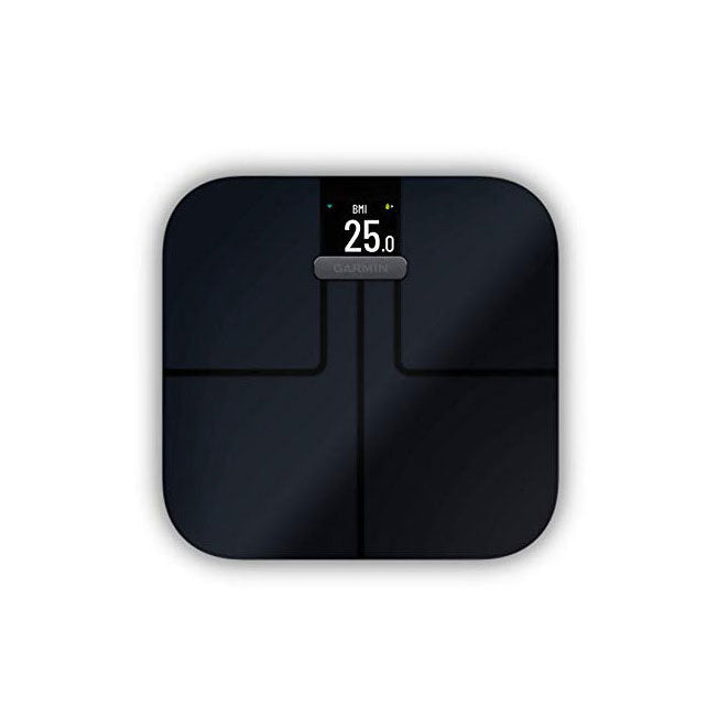 Garmin Index S2, Smart Scale with Wireless Connectivity, Measure Body Fat, Muscle, Bone Mass, Body Water% and More, Black