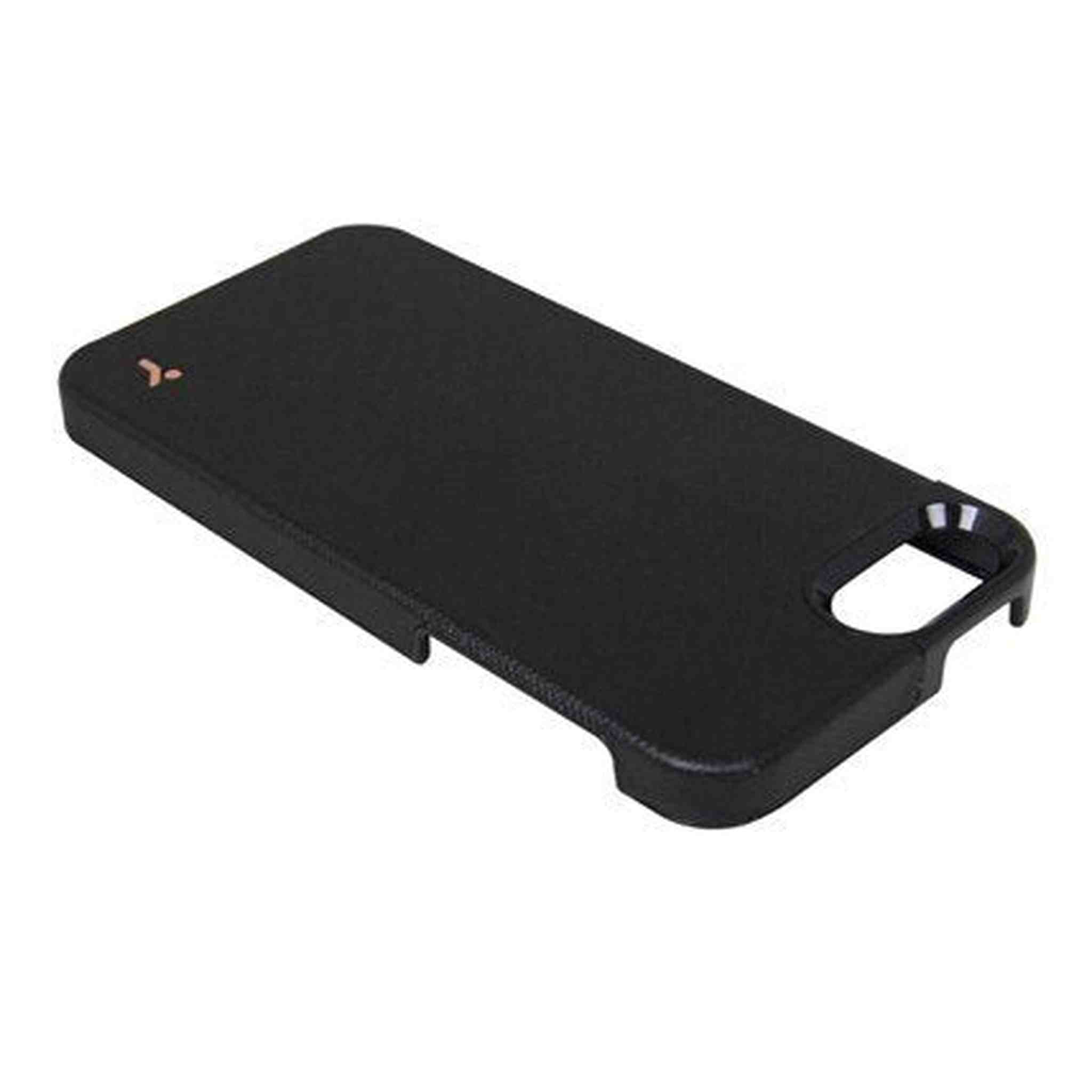 The Joy Factory Royce Premium Synthetic Leather Hardshell Case for iPhone5/5S, CSD113 Black The Joy Factory