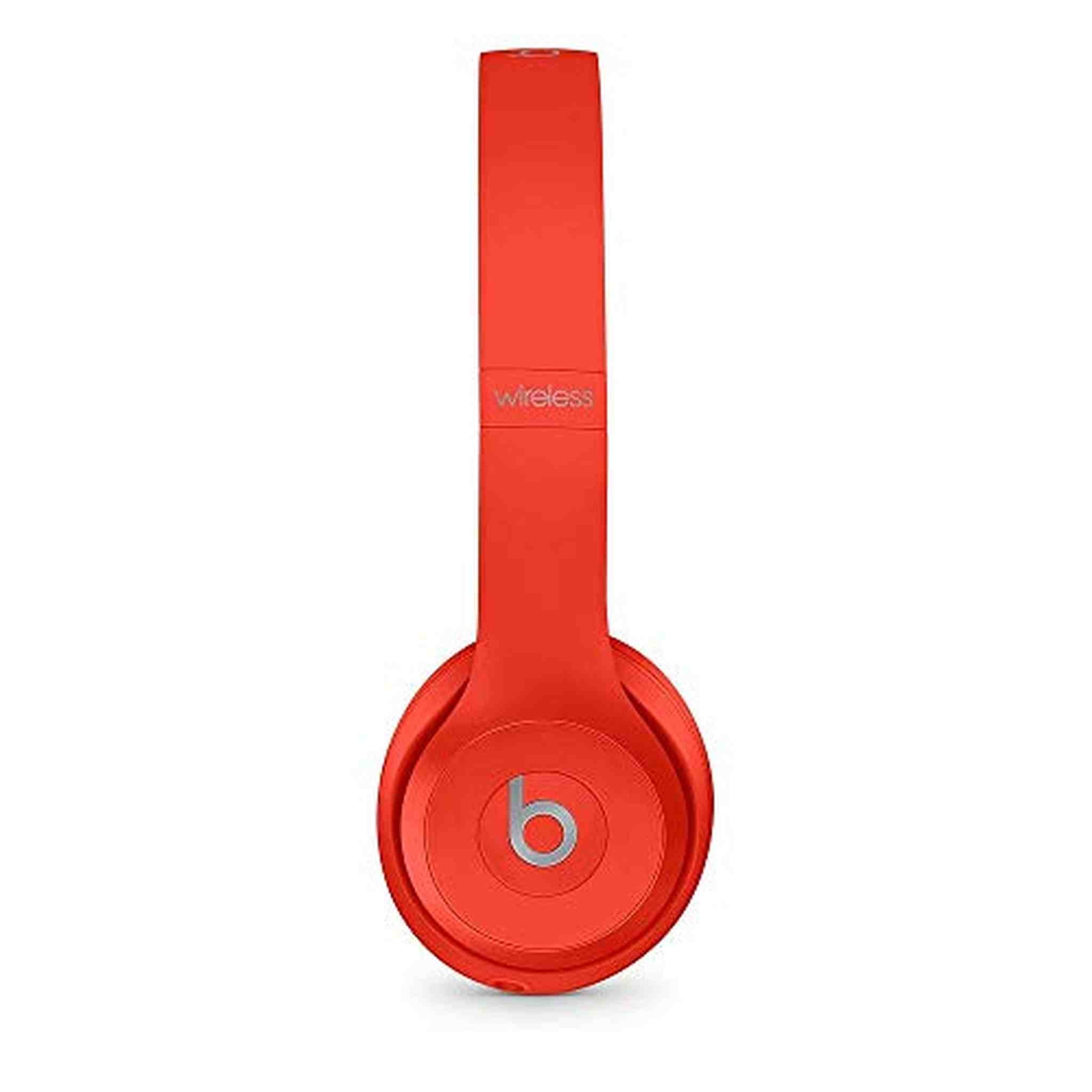 Beats Solo3 Wireless On-Ear Headphones - Red (Latest Model)