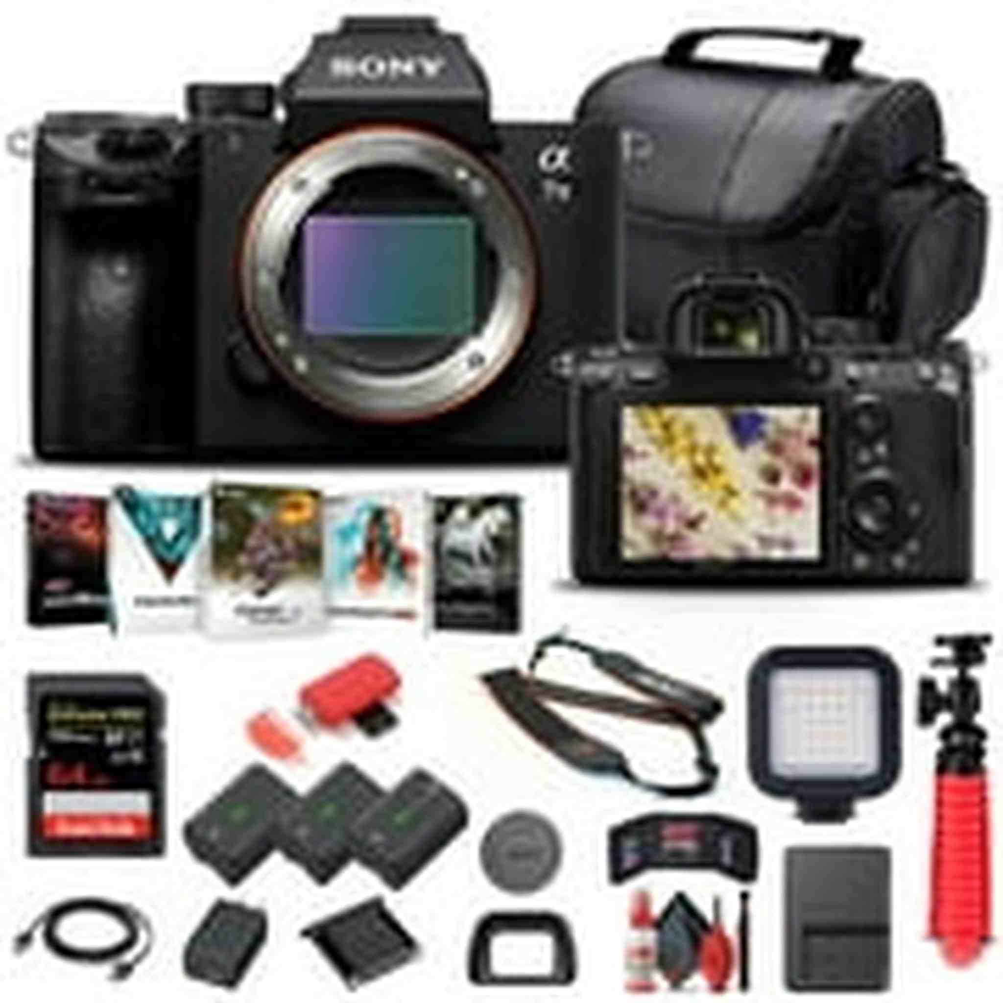 Sony Alpha a7 III Mirrorless Camera Body Only ILCE7M3/B - Advanced Bundle Sony