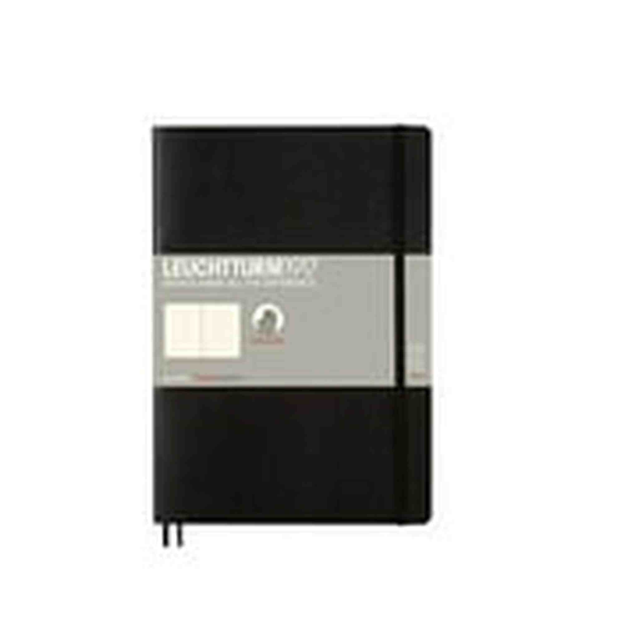 LEUCHTTURM1917 - Composition B5 Plain Softcover Notebook Black - 123 Numbered Pages Leuchtturm