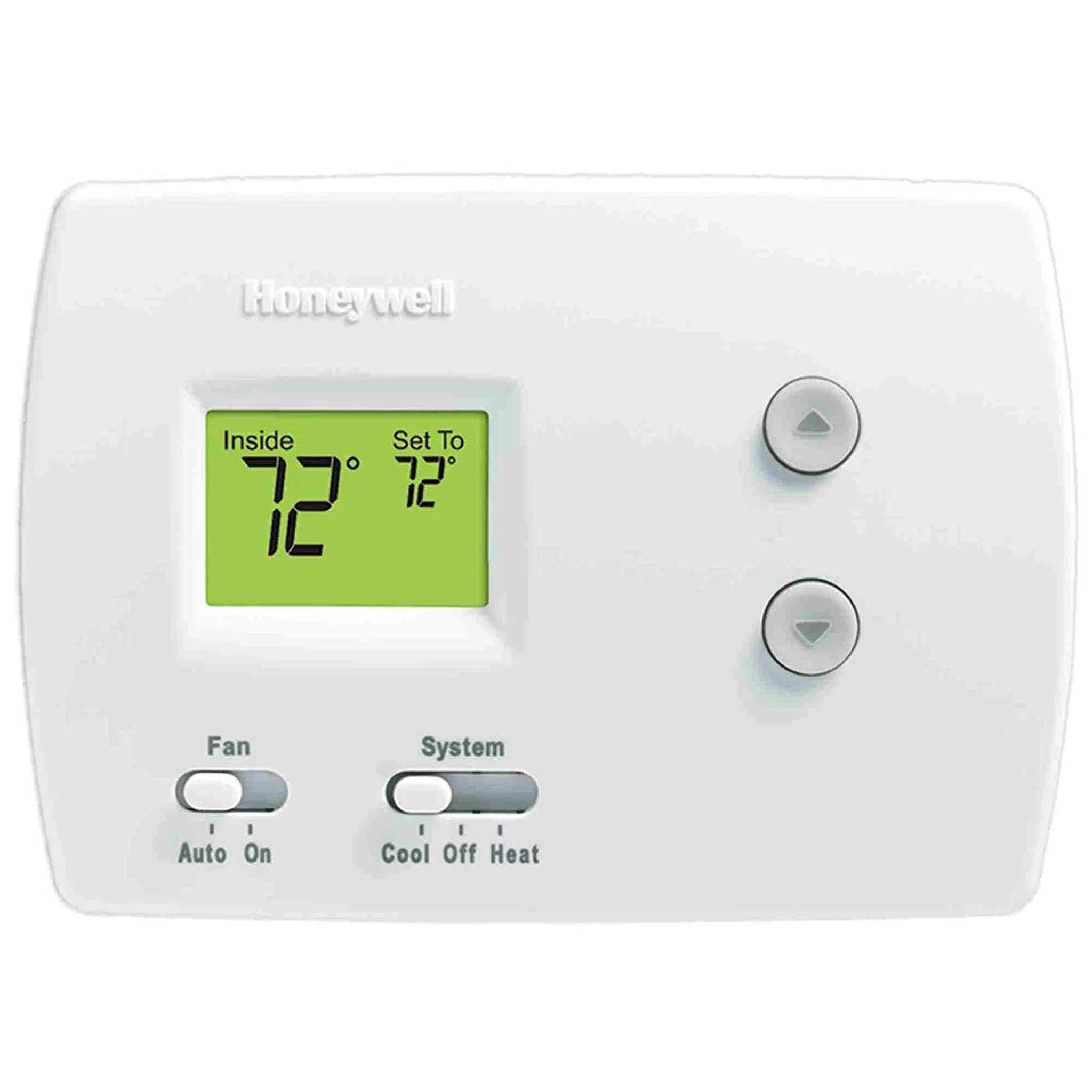 Honeywell TH3110D1008 Pro Non-Programmable Digital Thermostat, 1 Pack, White Honeywell