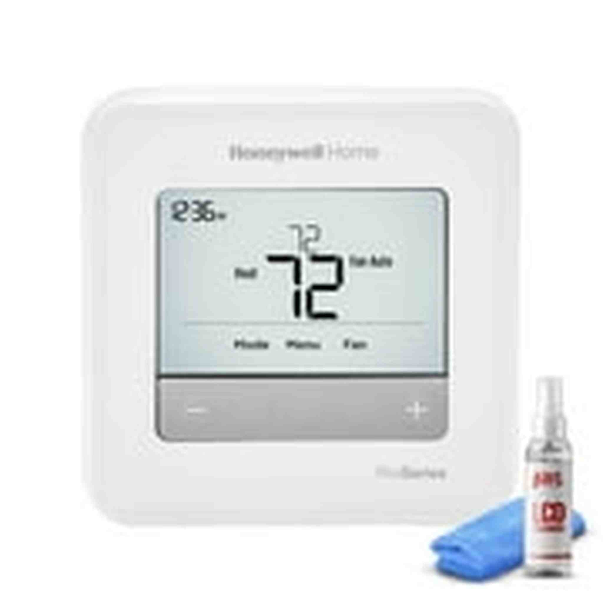 Honeywell T4 Pro Series Programmable Thermostat TH4110U2005 + LCD Cleaner Bundle Honeywell