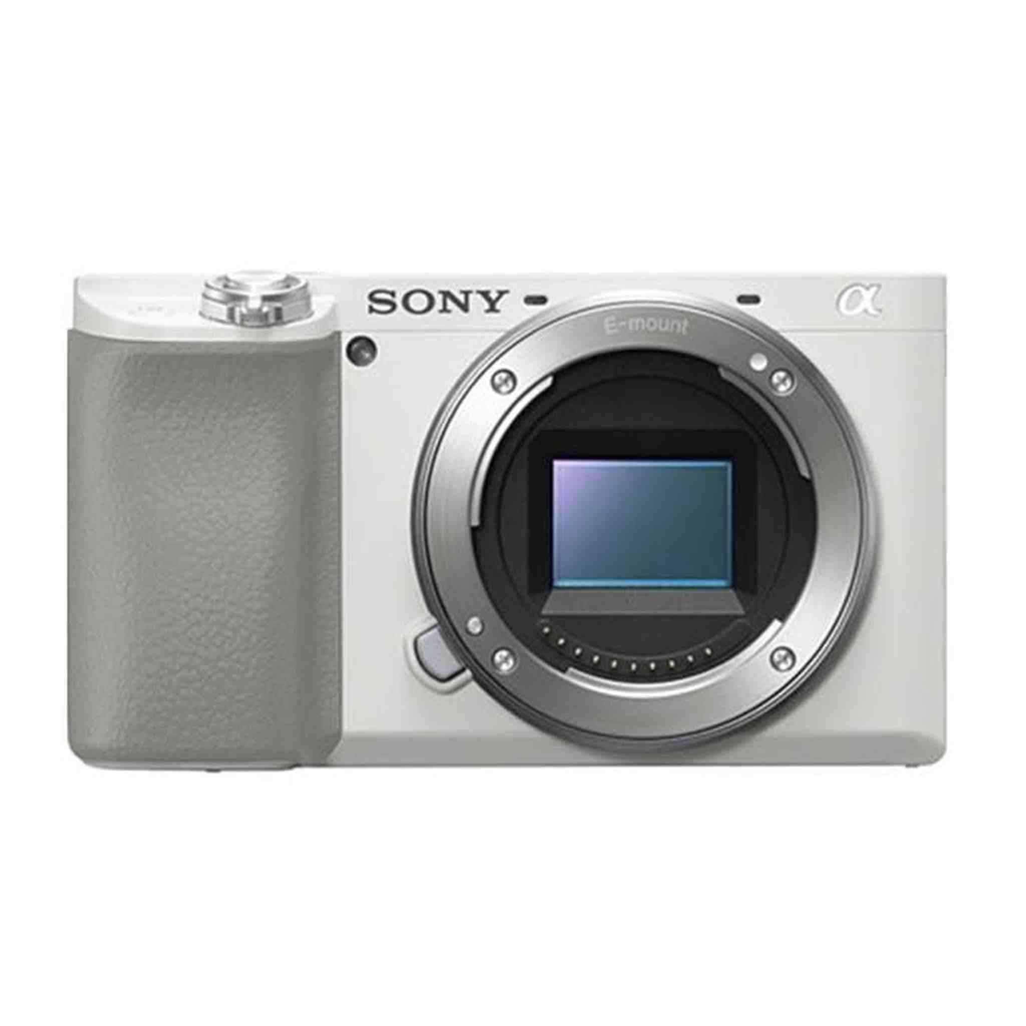 Sony Alpha a6100 24.2MP Mirrorless Camera - White Body Only Sony