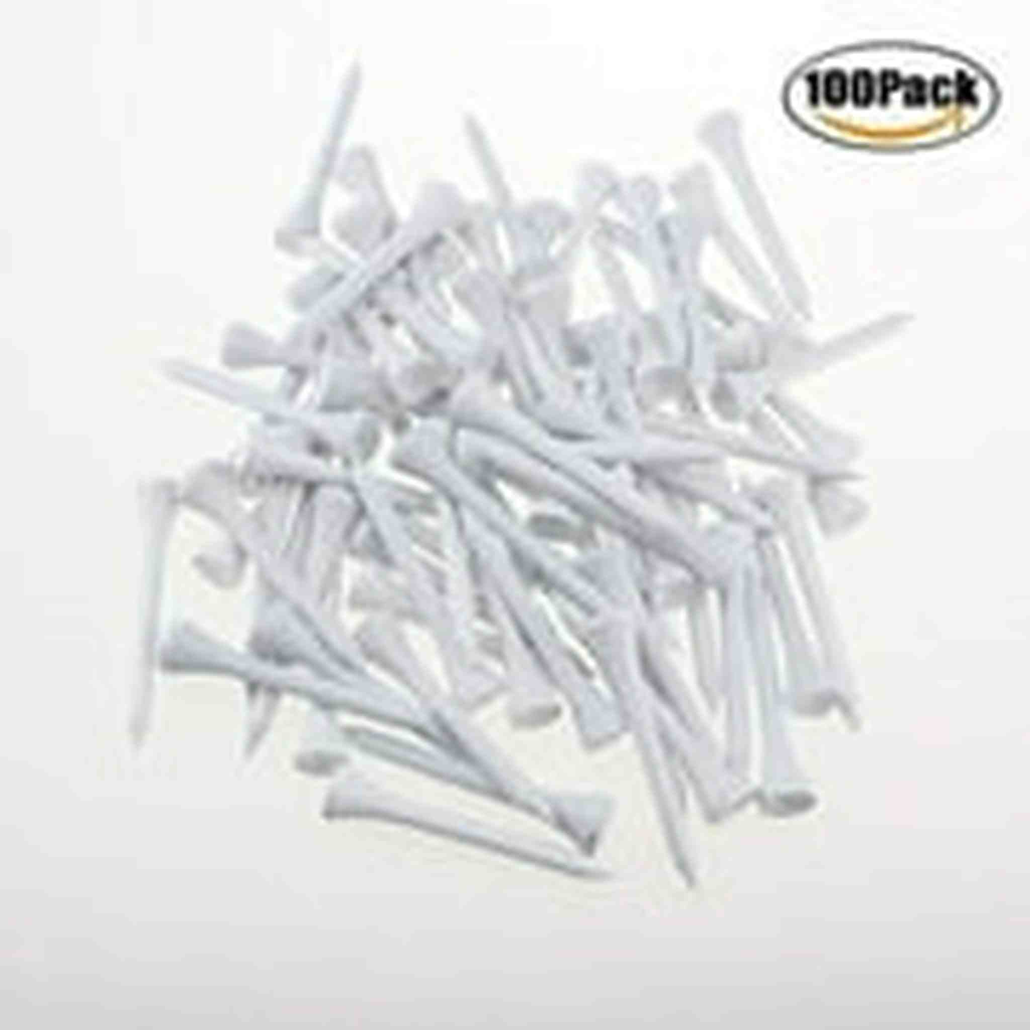 Izzo Golf Wood Tees 2 1/8 White 100 count Izzo