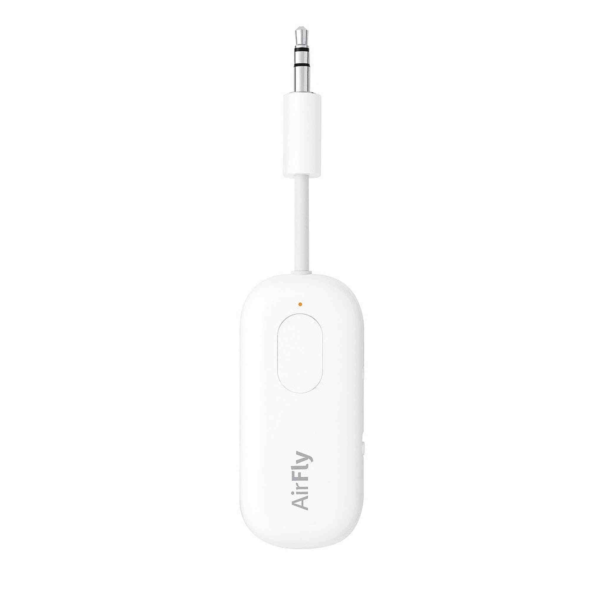 Twelve South AirFly Pro | Wireless Transmitter/Receiver with Audio Sharing for up to 2 AirPods/Wireless Headphones to Any Audio Jack for use on Airplanes, Boats or in Gym, Home, auto Twelve South