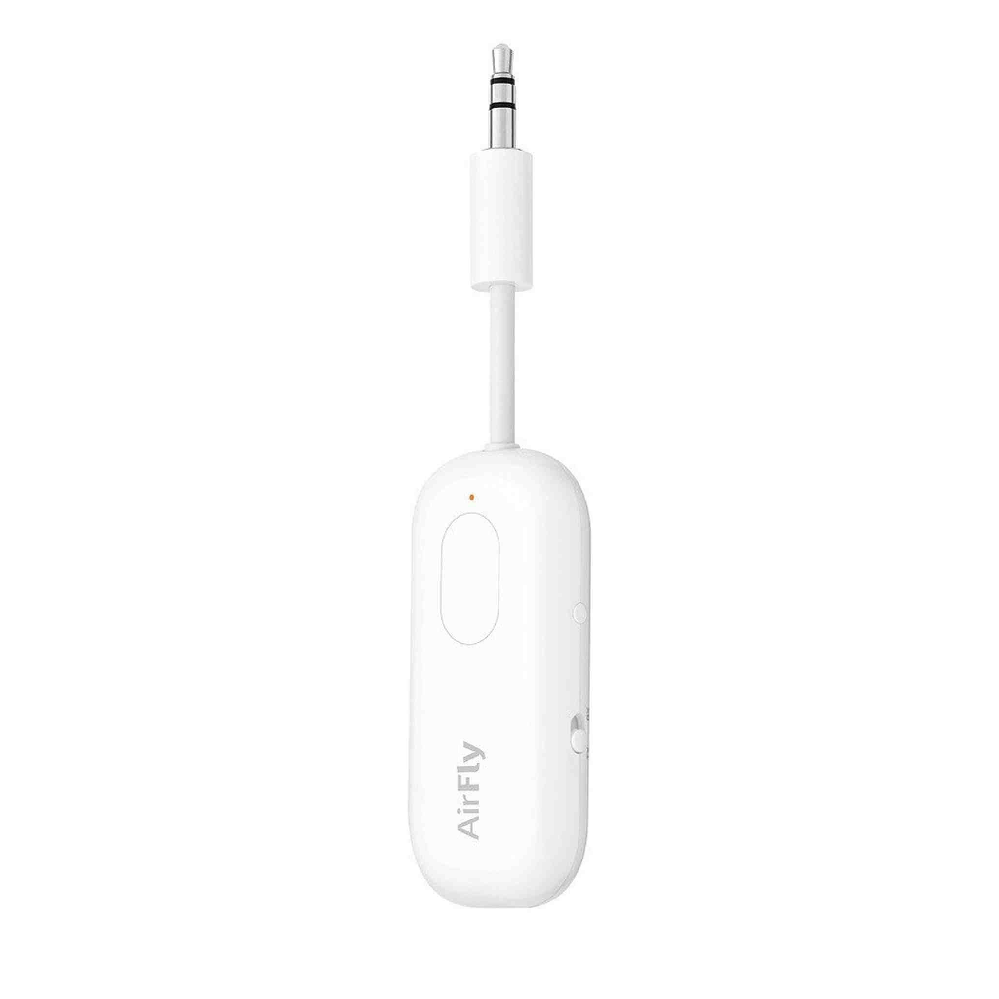 Twelve South AirFly Pro | Wireless Transmitter/Receiver with Audio Sharing for up to 2 AirPods/Wireless Headphones to Any Audio Jack for use on Airplanes, Boats or in Gym, Home, auto Twelve South