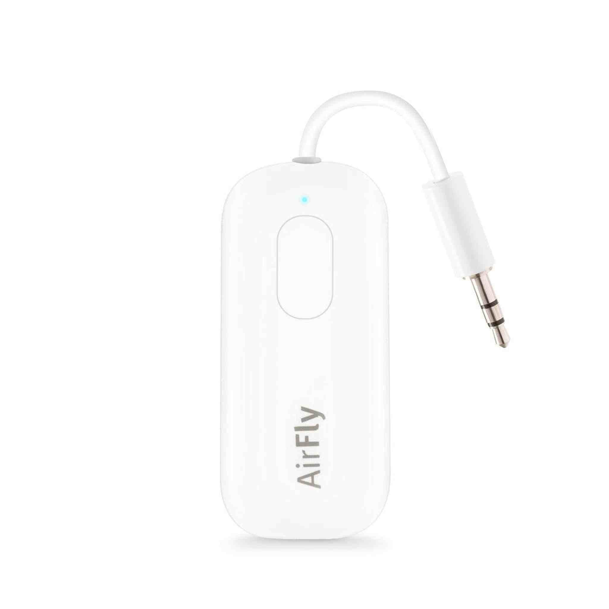 Twelve South AirFly Pro | Wireless Transmitter/Receiver with Audio Sharing for up to 2 AirPods/Wireless Headphones to Any Audio Jack for use on Airplanes, Boats or in Gym, Home, auto Twelve South