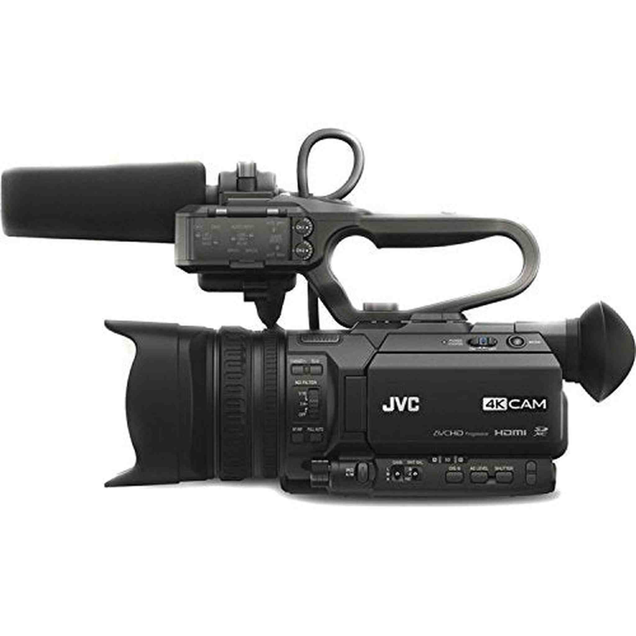 JVC GY-HM180 Ultra HD 4K Camcorder with HD-SDI GY-HM180U With Base Bundle JVC