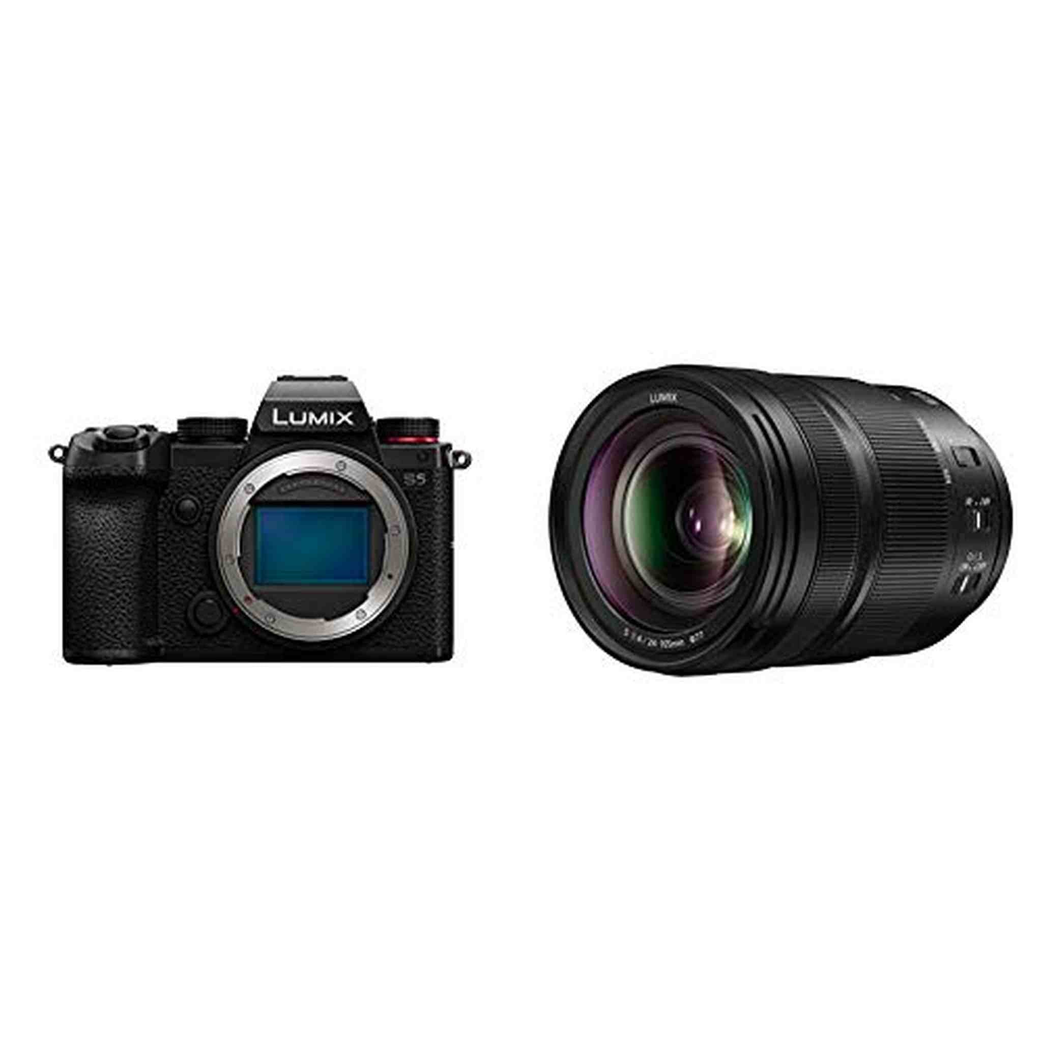 Panasonic LUMIX S5 Full Frame Mirrorless Camera and LUMIX S 24-105mm F4 Lens Panasonic