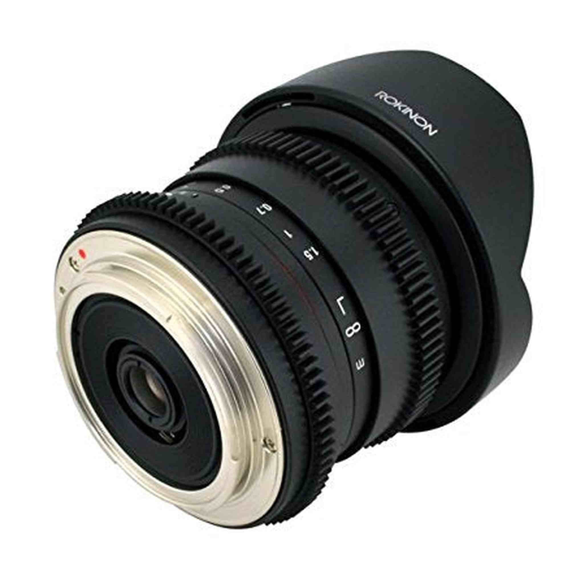 Rokinon 8mm T/3.8 Fisheye Cine Lens with Removable Hood for Sony E Rokinon