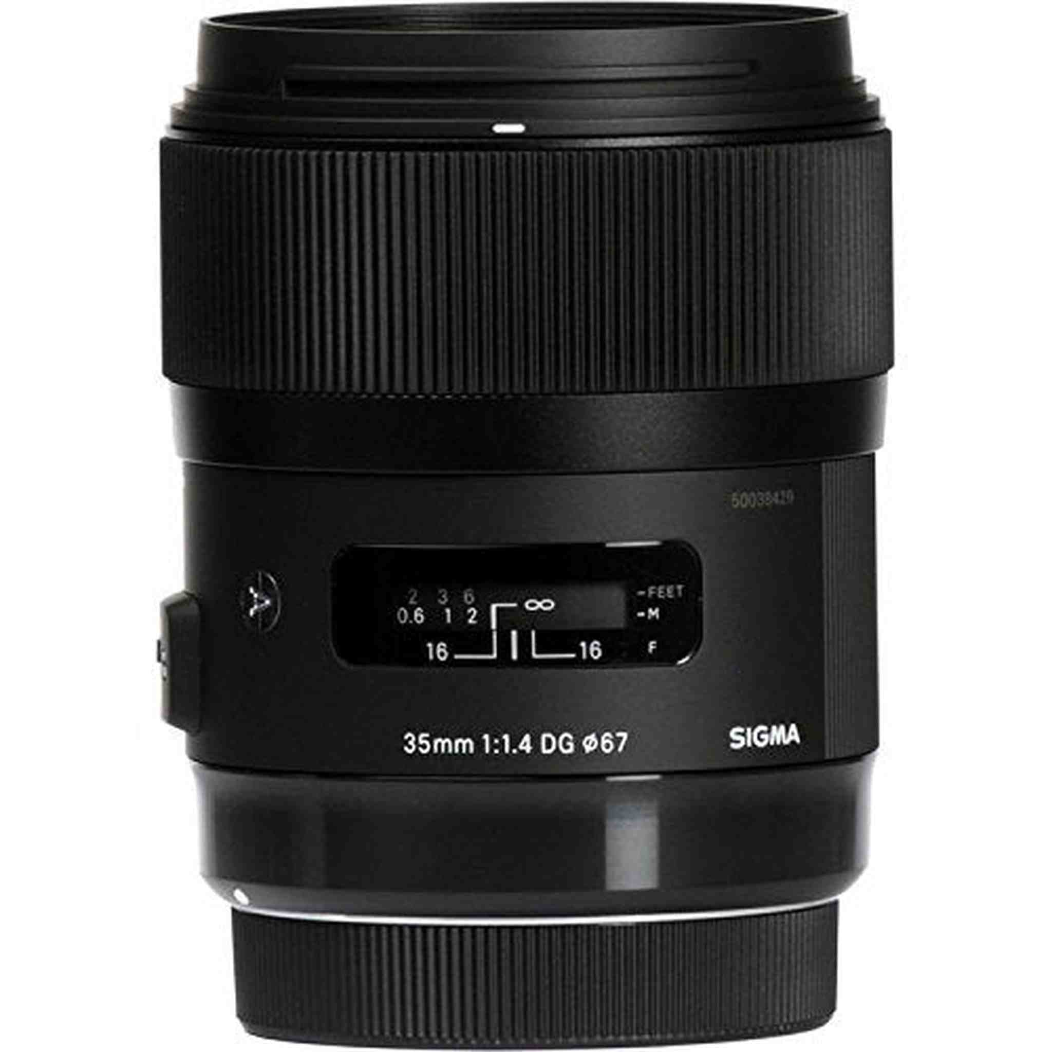 Sigma 35mm f/1.4 DG HSM Art Lens for Nikon F Intl Deluxe Bundle Sigma