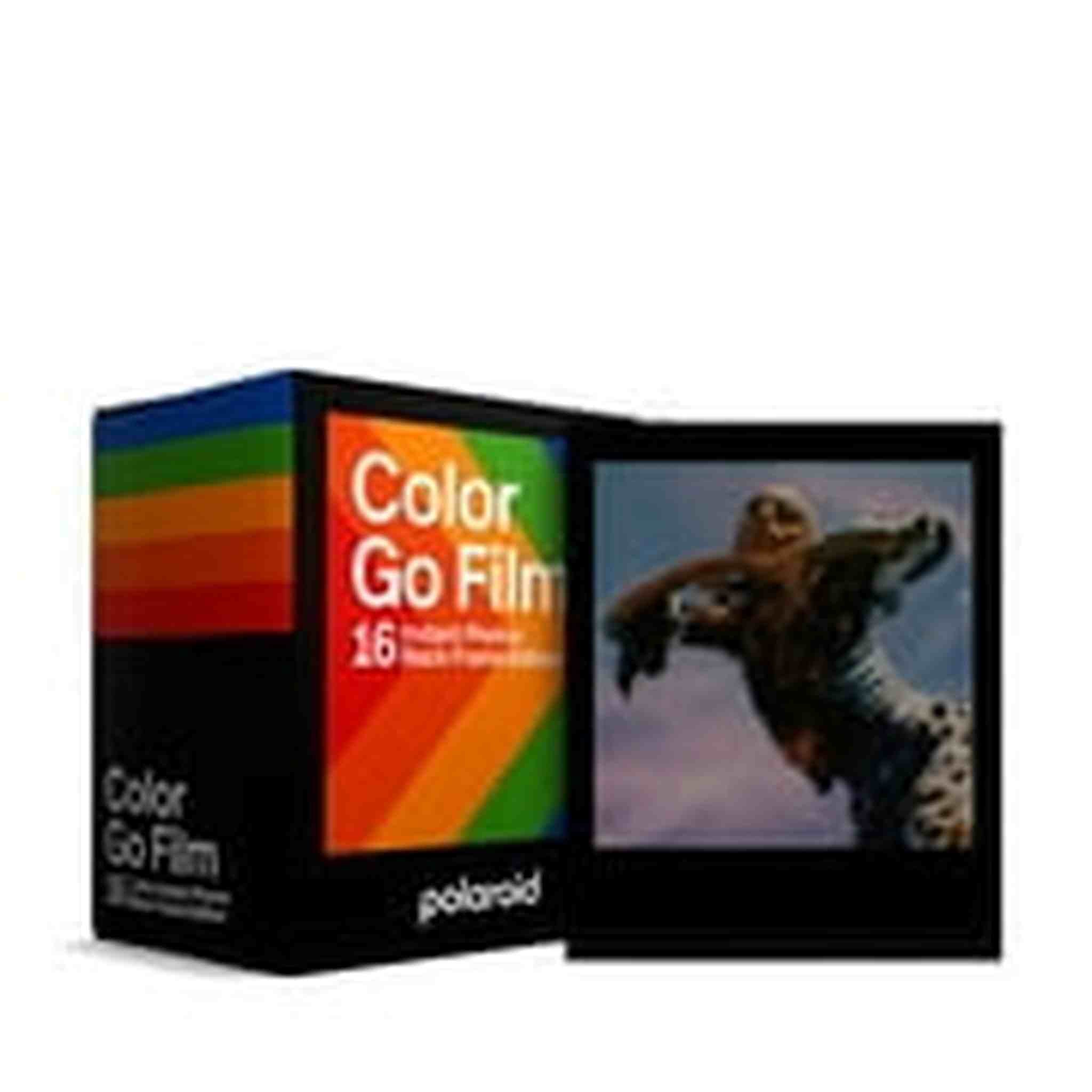 Polaroid Go Color Film - Black Frame Double Pack 16 Photos 6211 - Only Compatible with Polaroid Go Camera Polaroid Originals