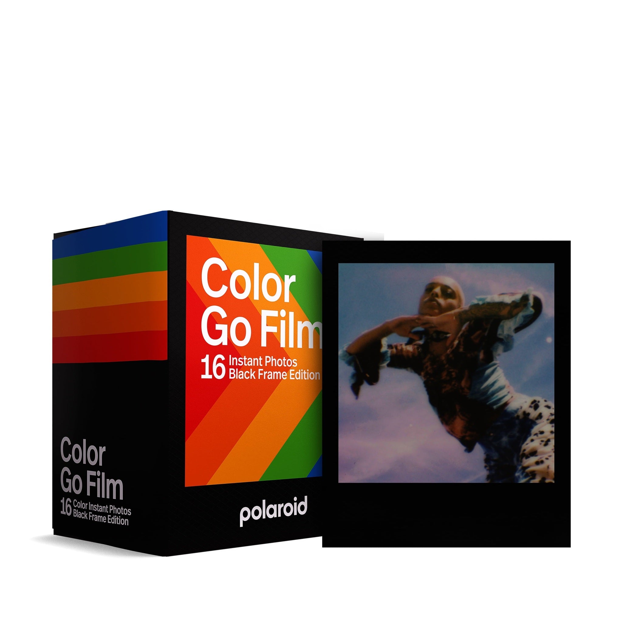 Polaroid Go Color Film - Black Frame Double Pack 16 Photos 6211 - Only Compatible with Polaroid Go Camera Polaroid Originals