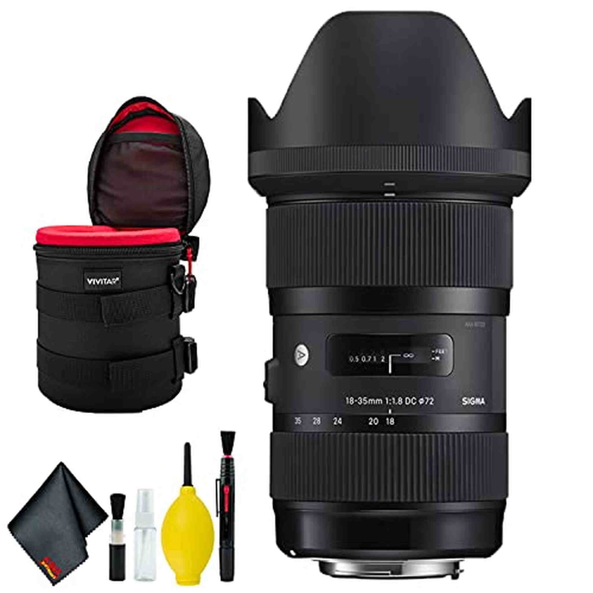 Sigma 18-35mm f/1.8 DC HSM Art Lens for Canon EF USA Deluxe Bundle Sigma