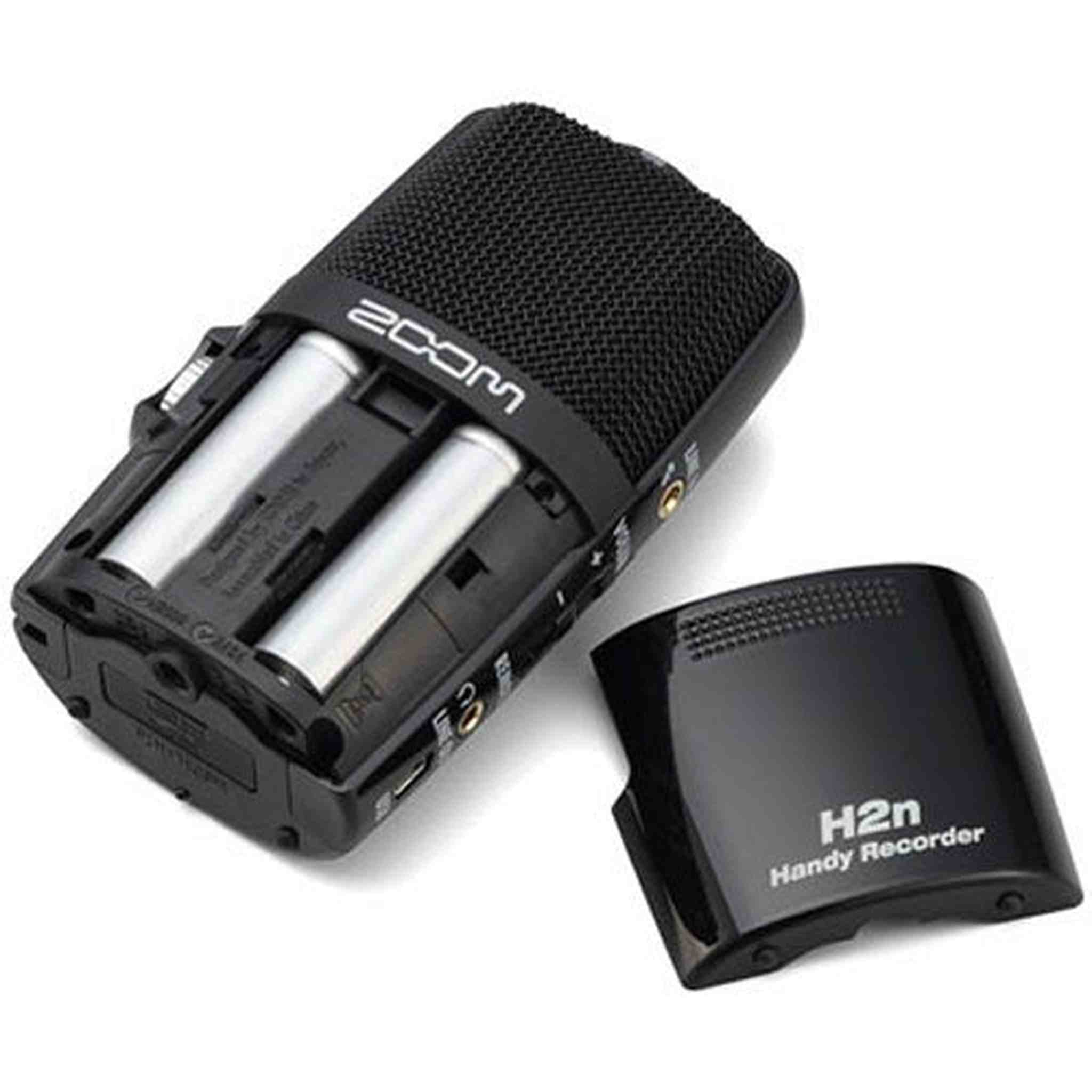 Zoom H2n Stereo/Surround-Sound Portable Recorder, 5 Built-In Microphones, X/Y, Mid-Side, Surround Sound, Ambisonics Mode, Records to SD Card, For Recording Music, Audio for Video, and Interviews Zoom