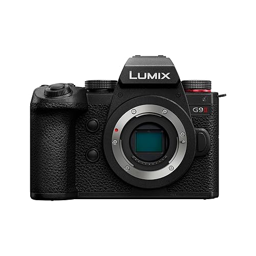 Panasonic LUMIX G9II Micro Four Thirds Camera, 25.2MP Sensor with Phase Hybrid AF, Powerful Image Stabilization, High-Speed Perfomance and Mobility with 12-60mm F2.8-4.0 Lens - DC-G9M2LK Panasonic