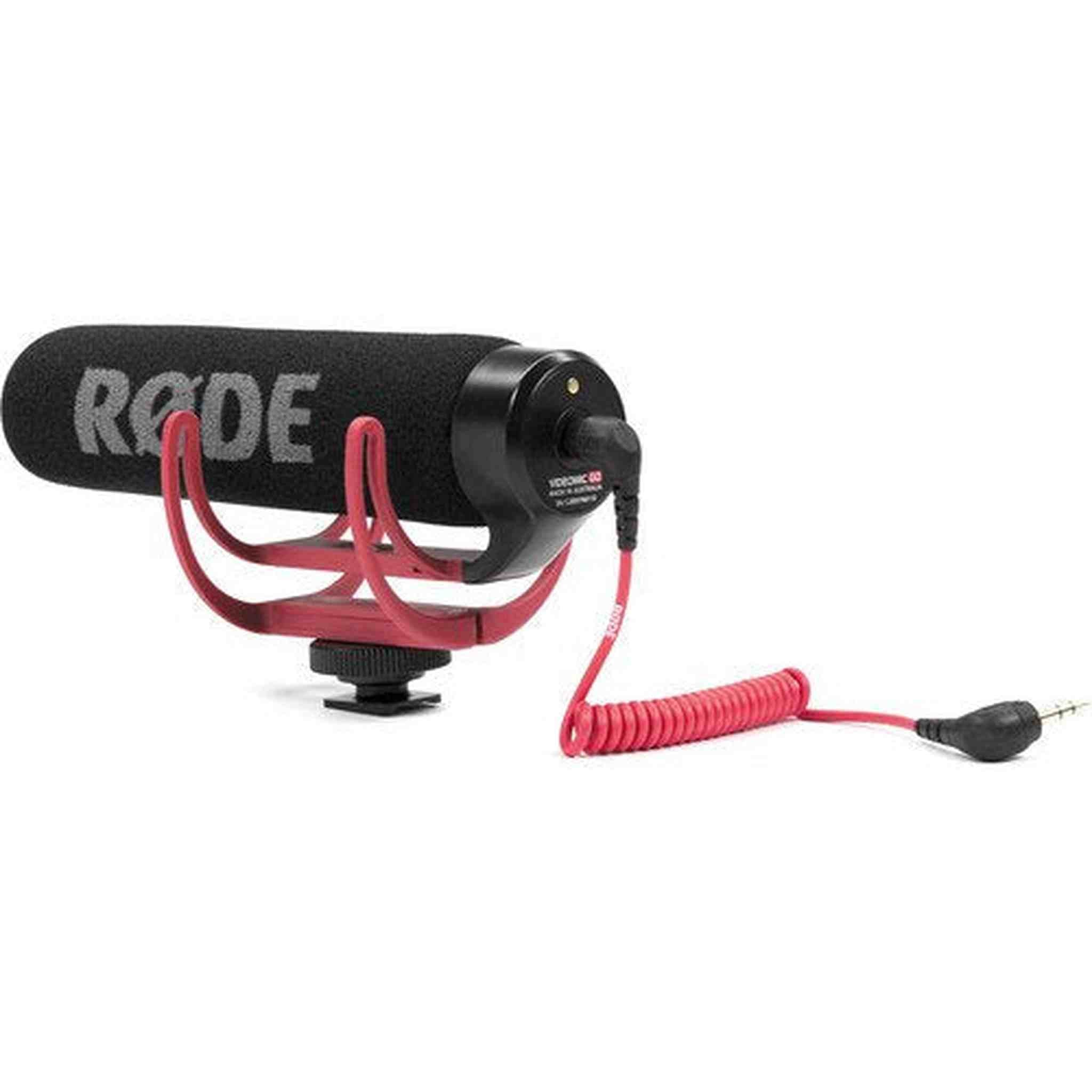 Rode VideoMic GO VIDEOMIC-GO + 16GB Memory Card + Deluxe Cleaning Kit + MicroFiber Cloth- Bundle Rode