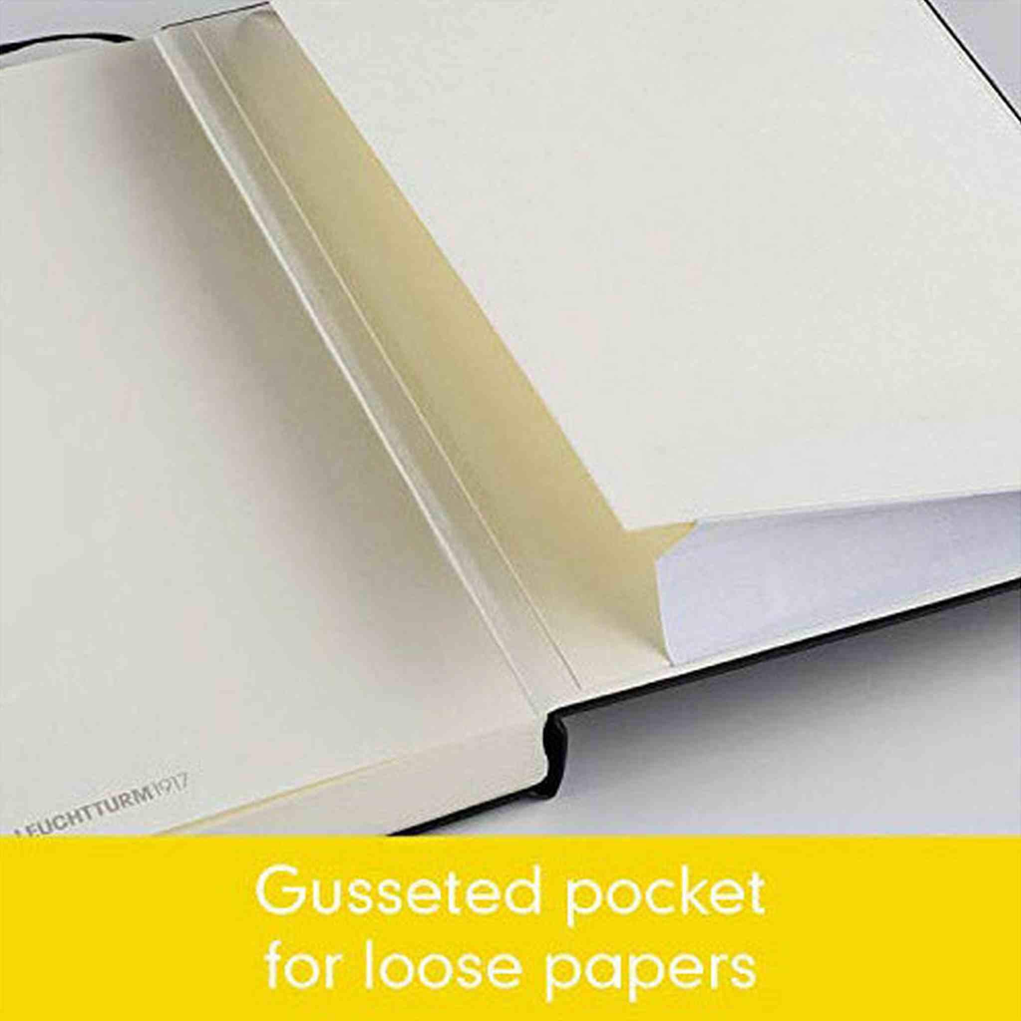 LEUCHTTURM1917 - Medium A5 Plain Hardcover Notebook Lemon - 251 Numbered Pages Leuchtturm