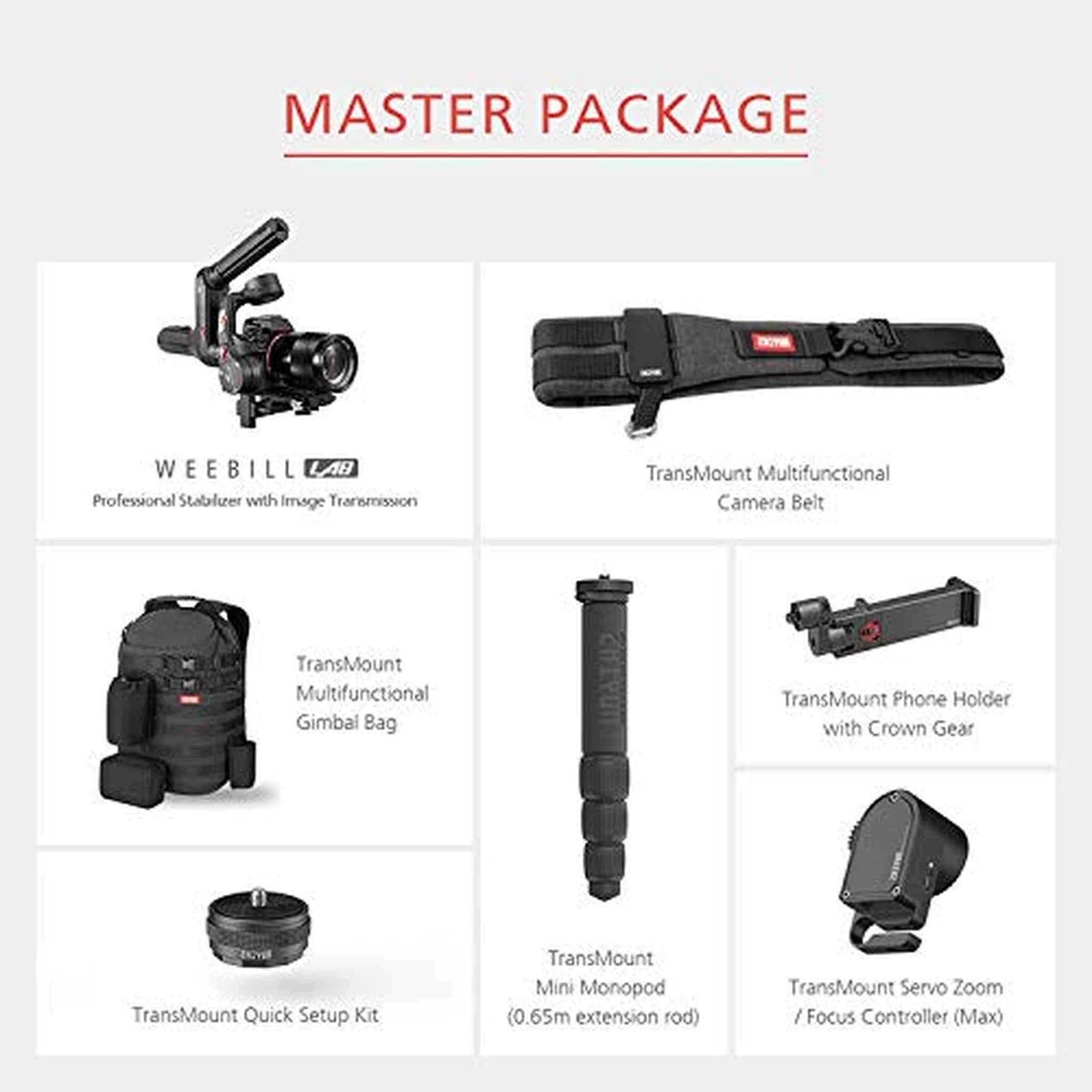 Zhiyun-Tech WEEBILL LAB Master Package Standard Kit Zhiyun-Tech