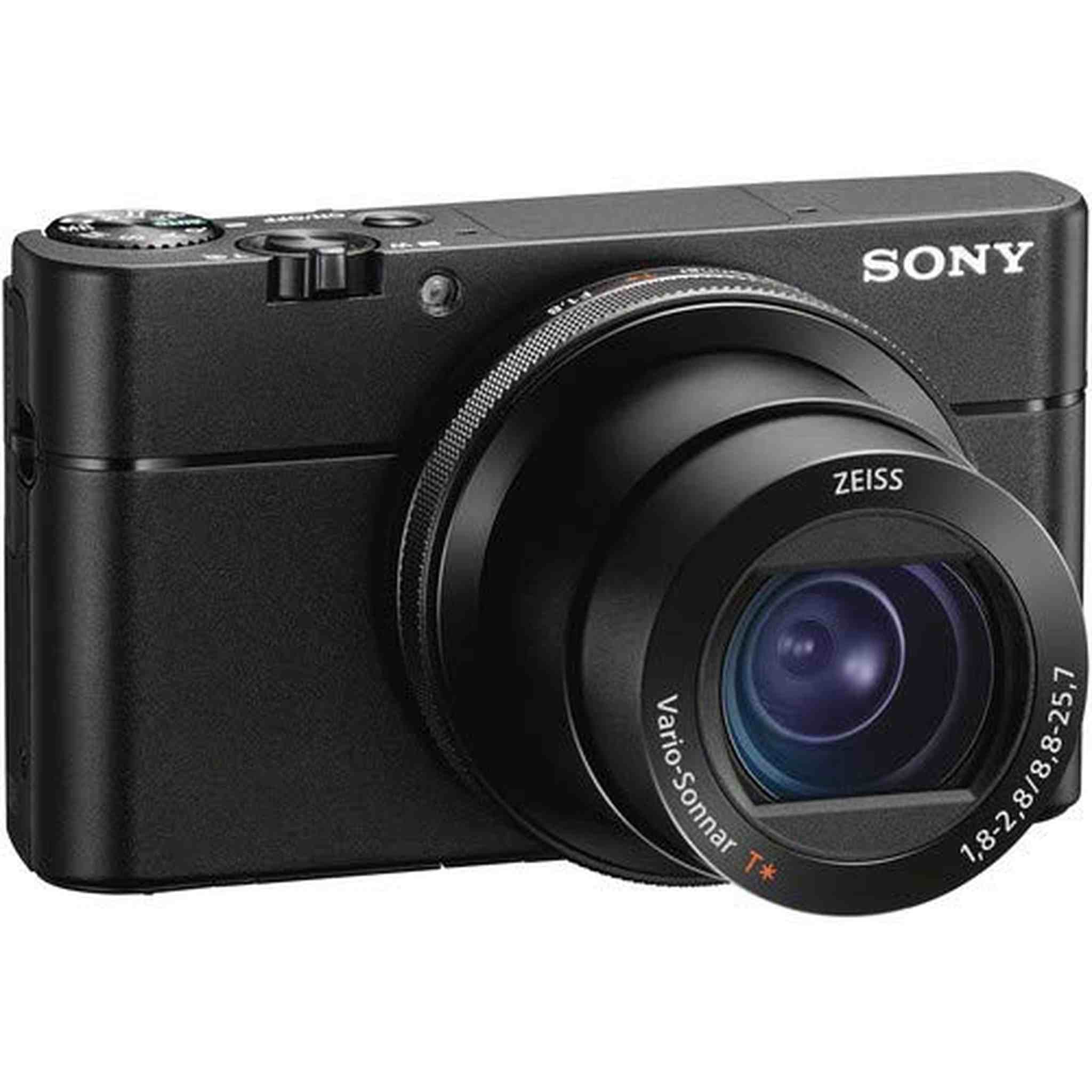 Sony Cyber-shot DSC-RX100 VA Camera DSC-RX100M5A/B With Soft Bag, 64GB Memory Card, Card Reader , Plus Essential Accessories Sony