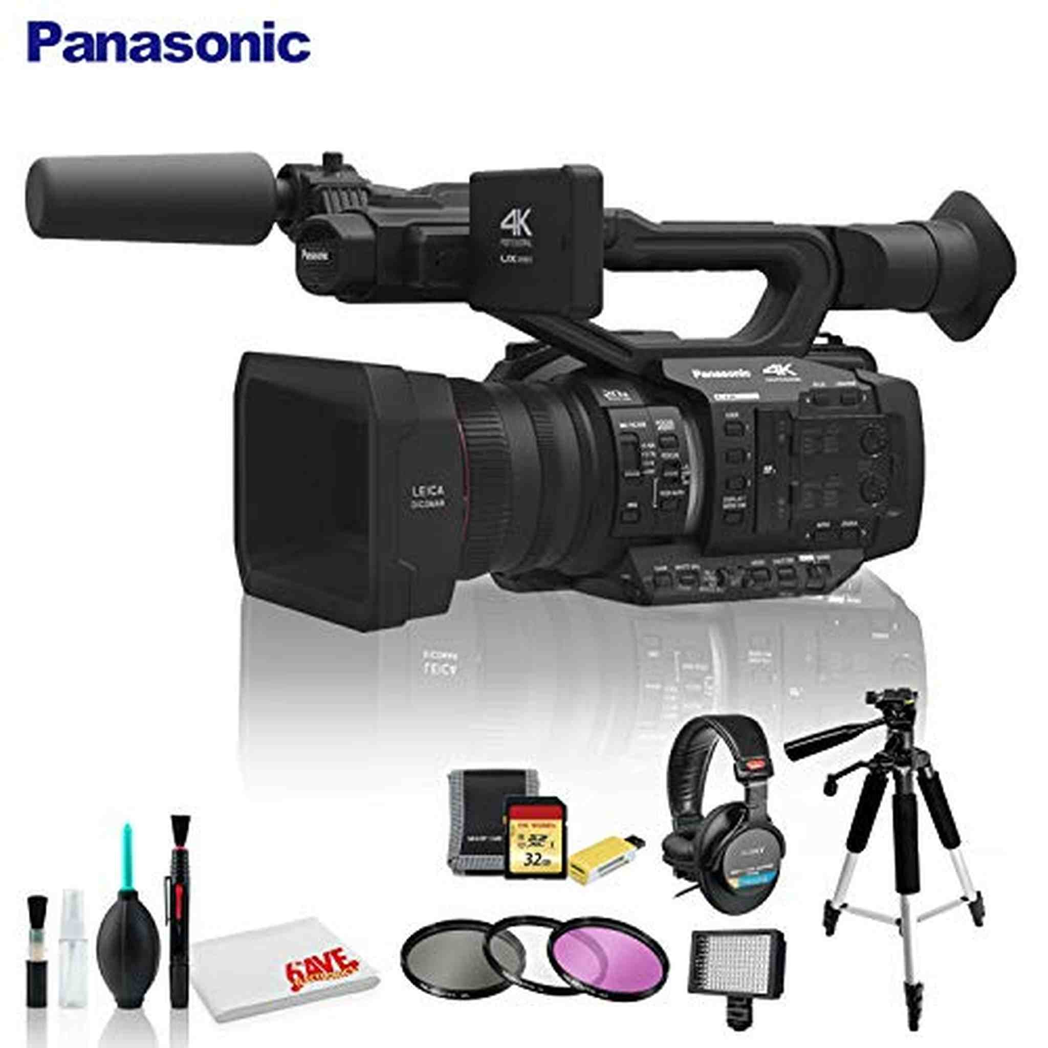 Panasonic AG-UX180 4K Premium Professional Camcorder - Ultimate Bundle Panasonic