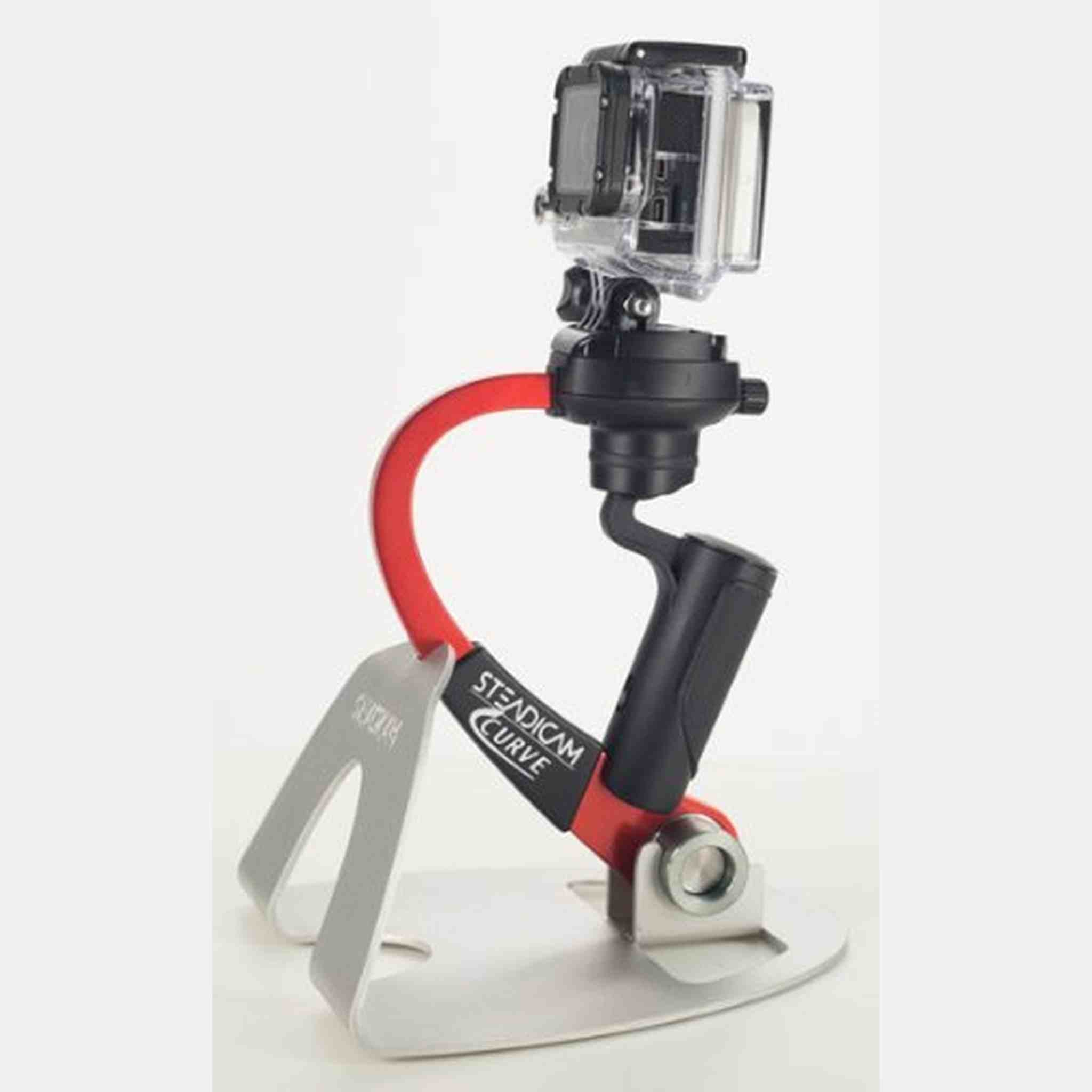 Steadicam CURVE-BK Handheld Video Stabilizer and grip for GoPro Hero Cameras 3, 4 Black & Hero 5 Red SteadiCam