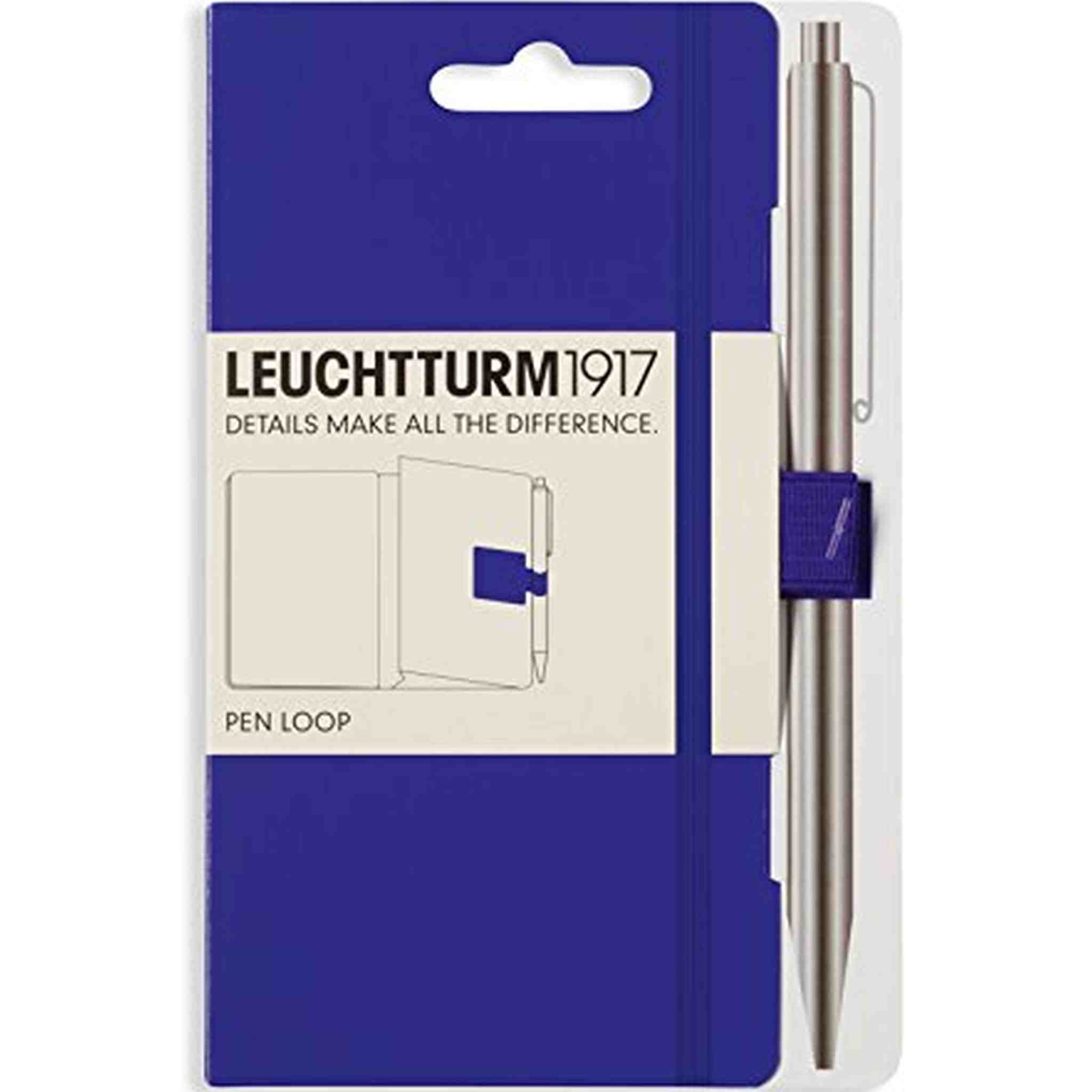 LEUCHTTURM1917 346707 Pen Loop, self-Adhesive, Purple LEUCHTTURM1917