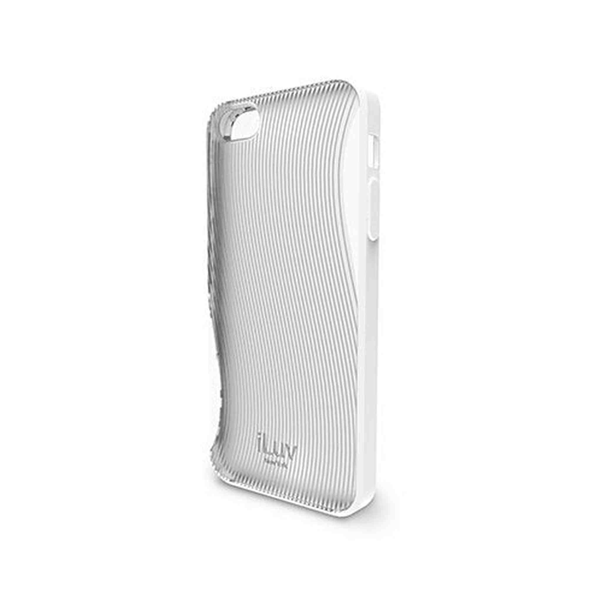 iLuv ICA7H328WHT Twain Two-Part Dual Protection Case for Apple iPhone 5 - 1 Pack - Retail Packaging - White iLuv