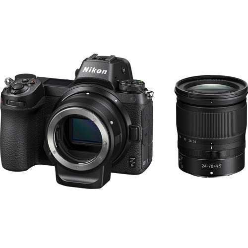 Nikon Z 6 Mirrorless FX-Format Digital Camera with 24-70mm Lens and FTZ Mount Adapter Kit - Bundle with 72mm UV Filter a Nikon