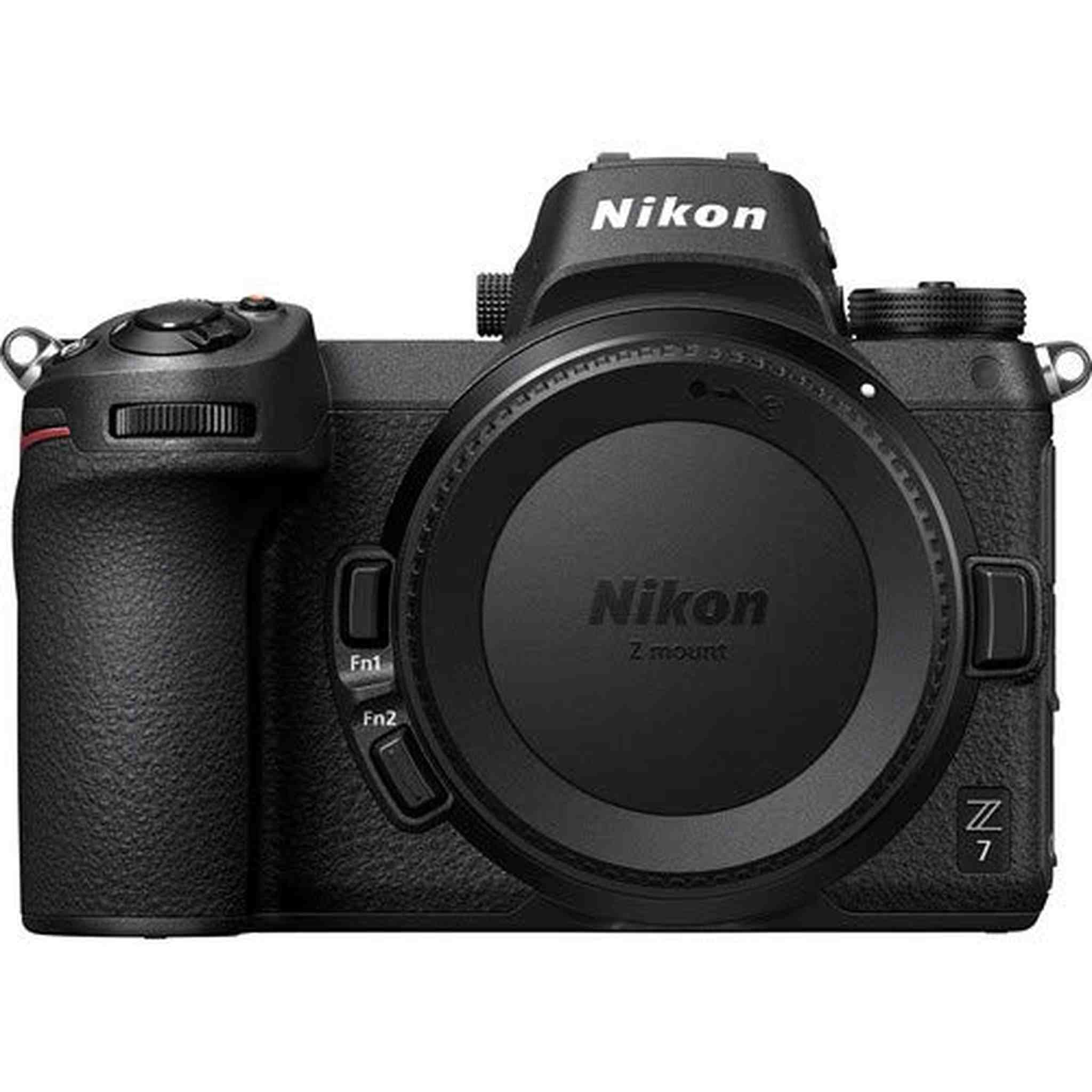 Nikon Z 7 Mirrorless FX-Format Digital Camera Body Only - Bundle 64GB Memory Card + EN-EL15 Li-on Battery + External R Nikon