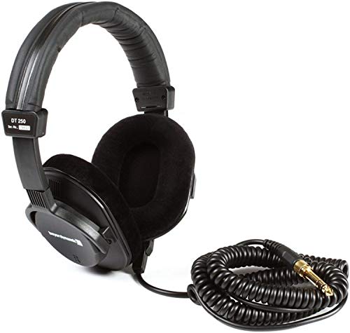 Beyerdynamic DT 250 80 Ohm Closed Dynamic Headphones Bundle with Cleaning Kit Beyerdynamic